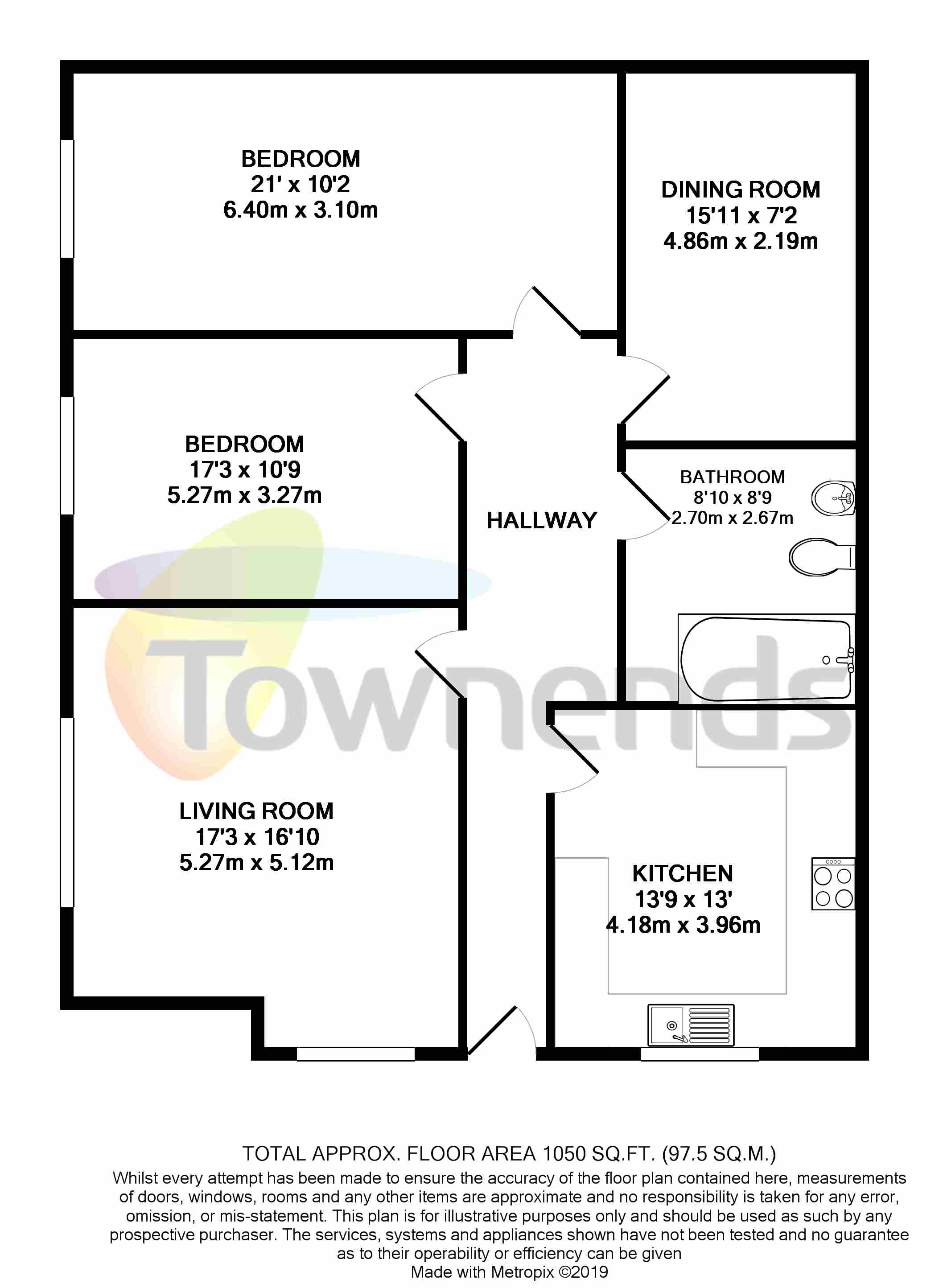 2 Bedrooms Maisonette for sale in London Road, Mitcham CR4