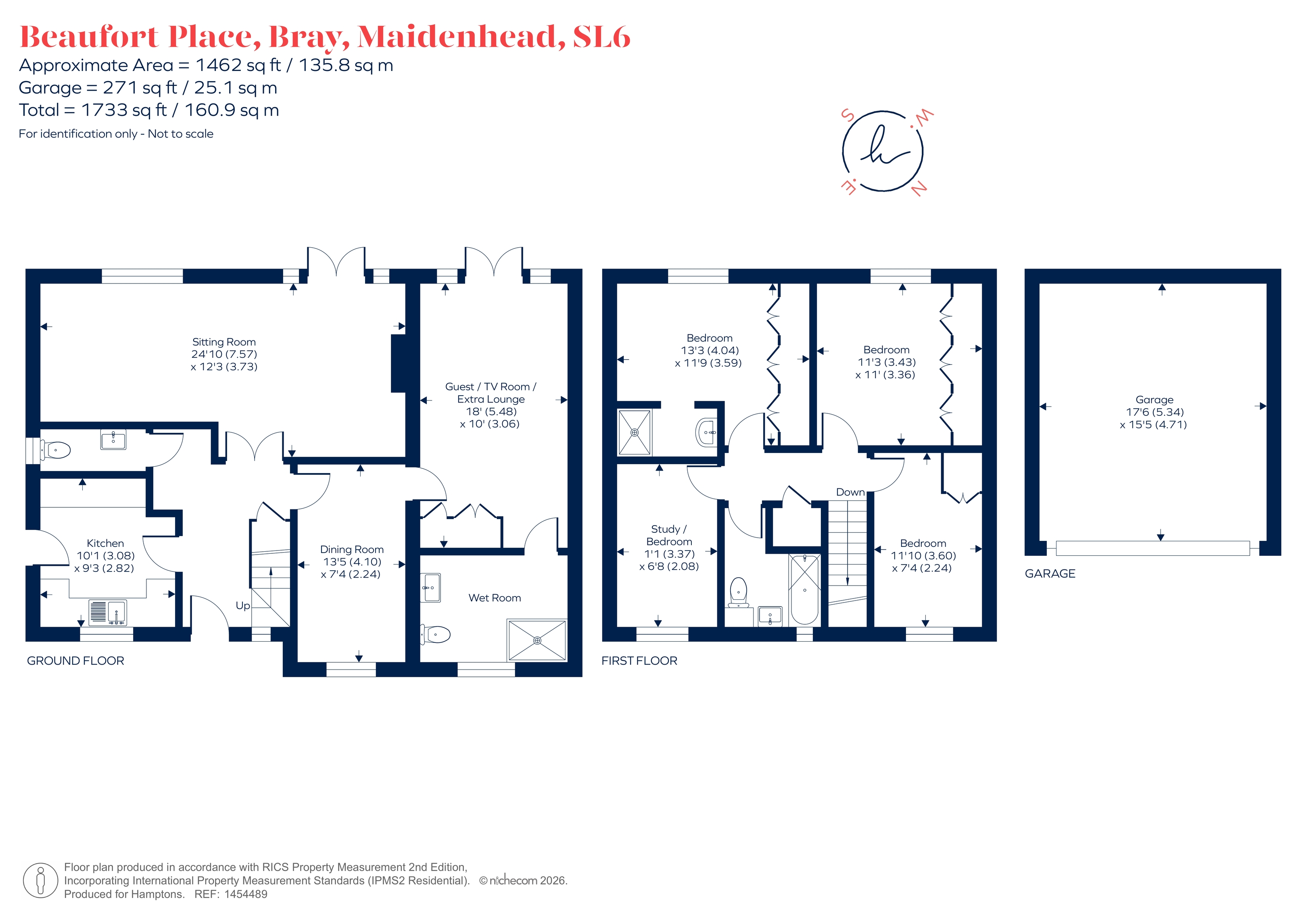 1, Beaufort Place, Bray, Maidenhead floorplan