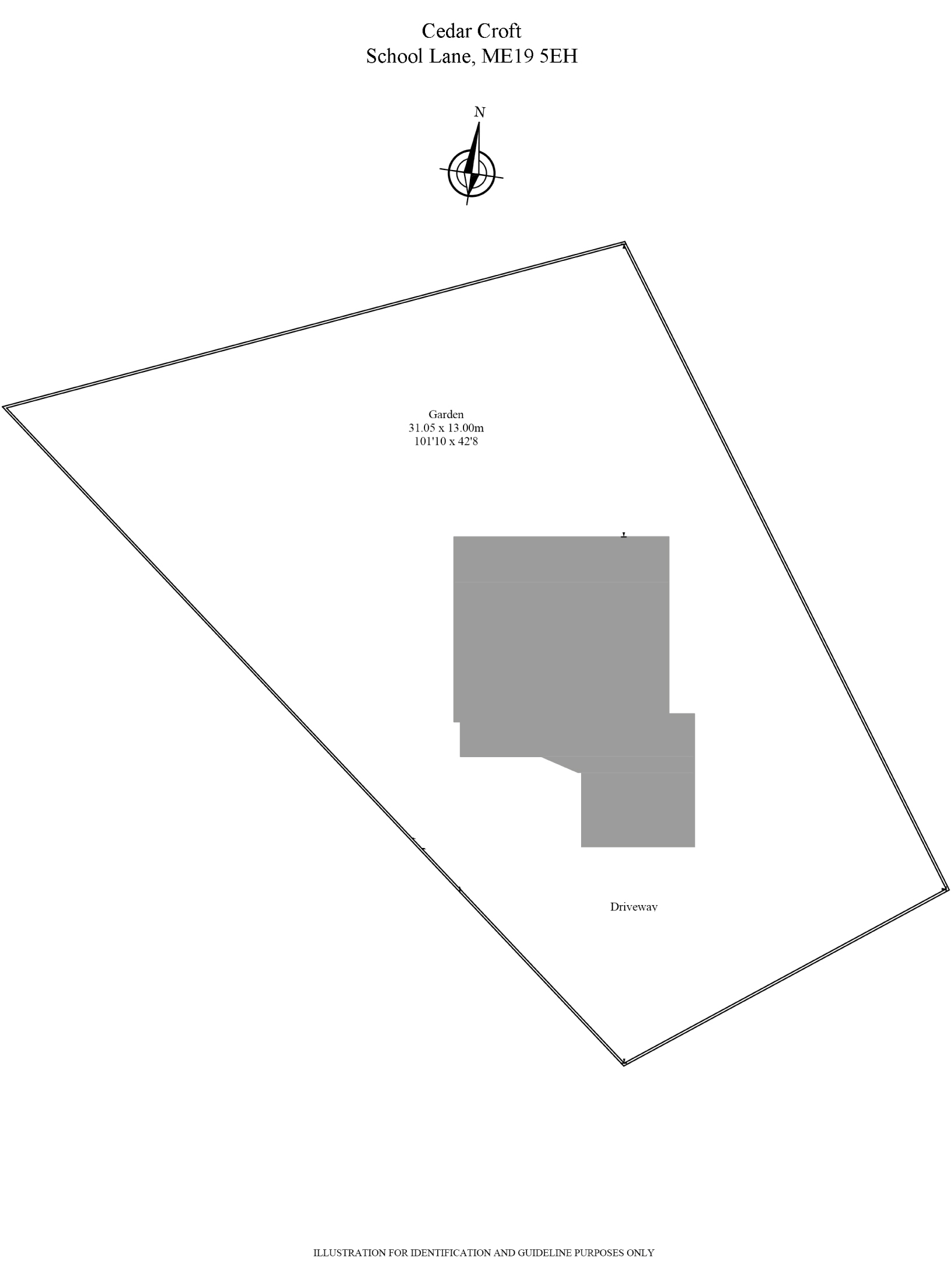 Cedar Croft, School Lane, Trottiscliffe floorplan