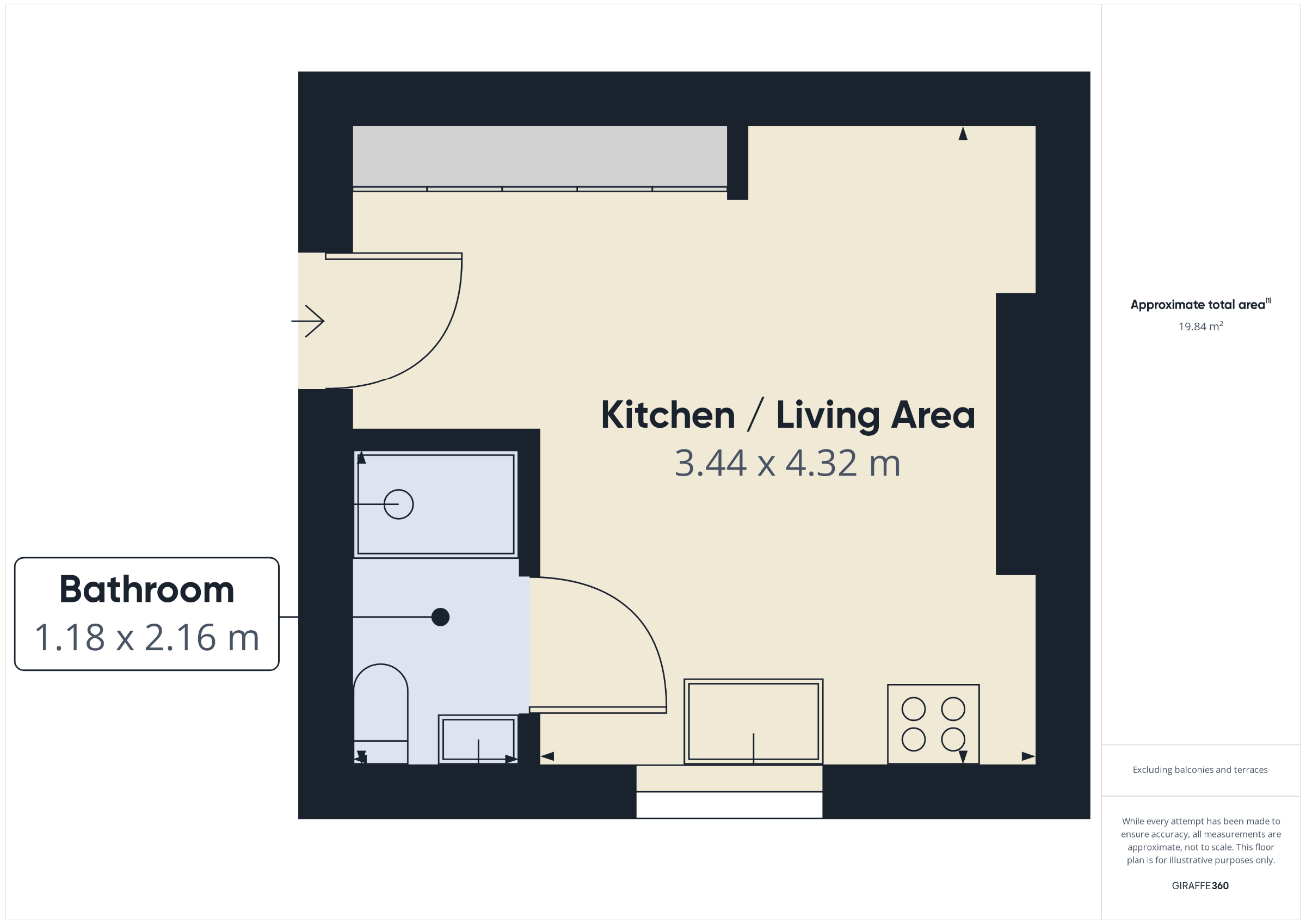 Flat 7, Thornloe Court, Worcester floorplan