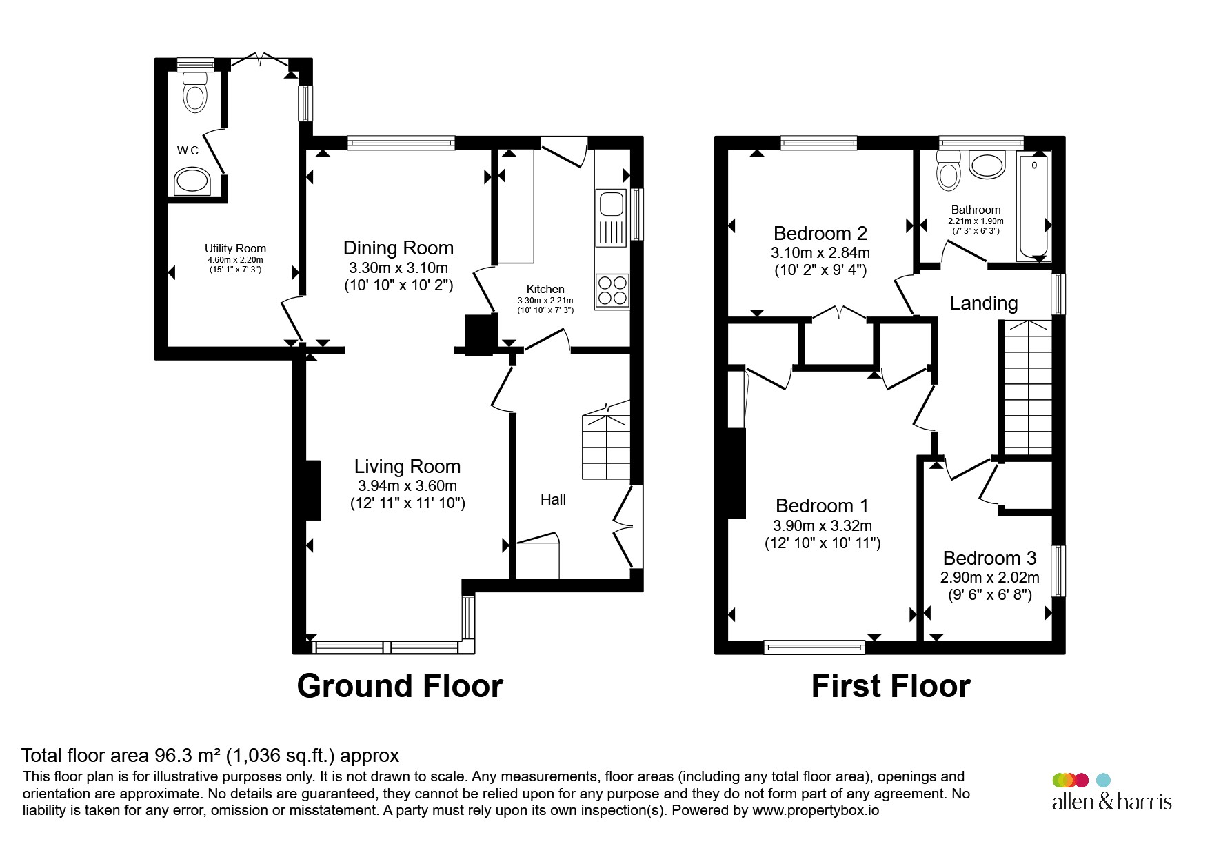 14, Camperly Close, Pontypridd floorplan