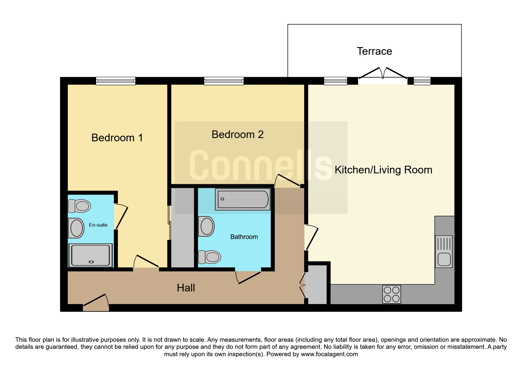Flat 1, Bell Apartments, 32, Harvard Way, Milton Keynes floorplan