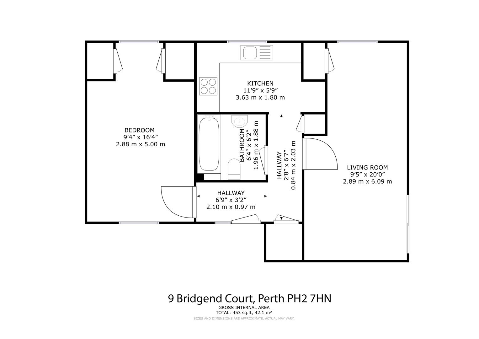 9 Bridgend Court, Main Street, Perth floorplan