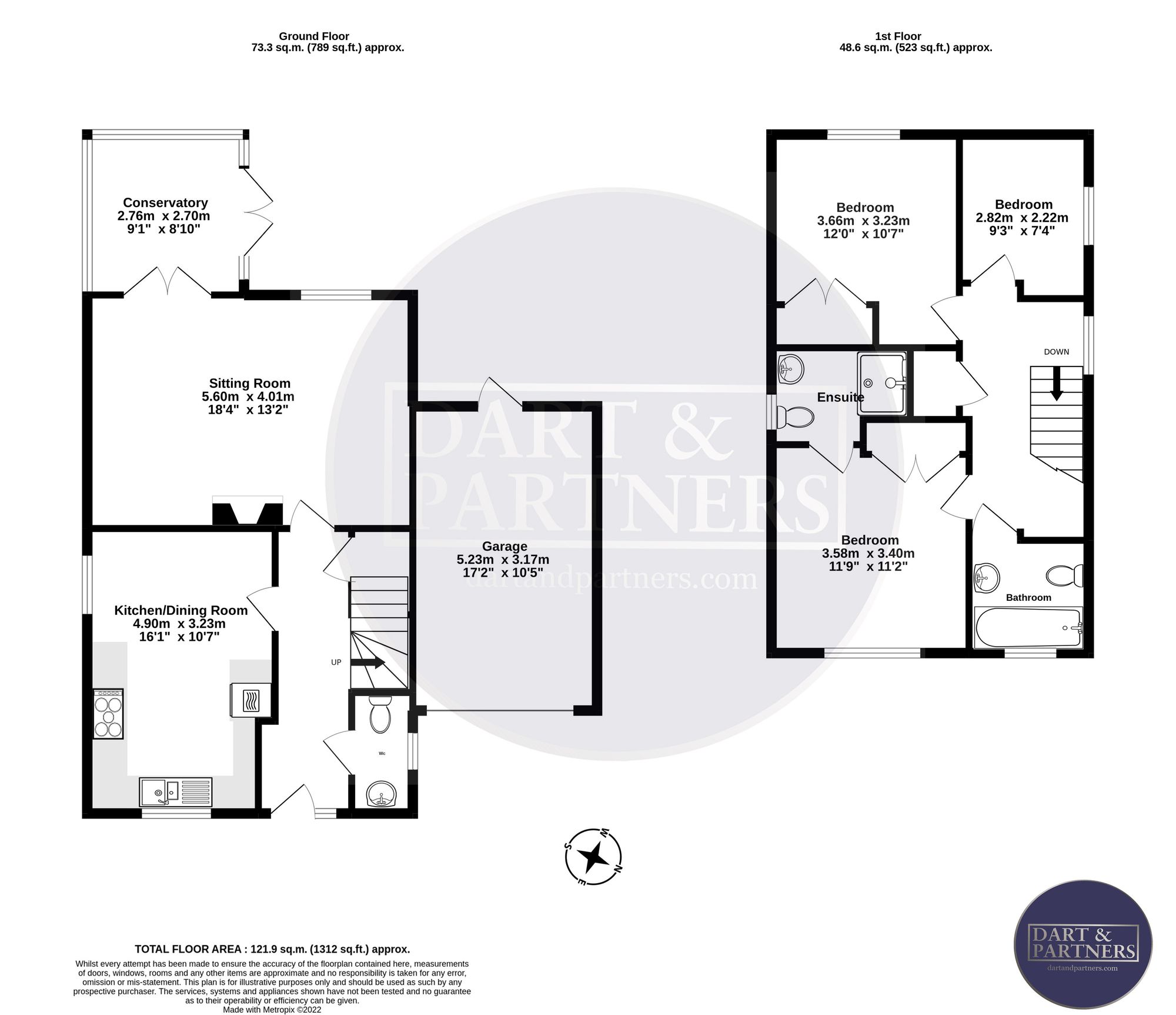 16 Great Park Close, Teignmouth floorplan