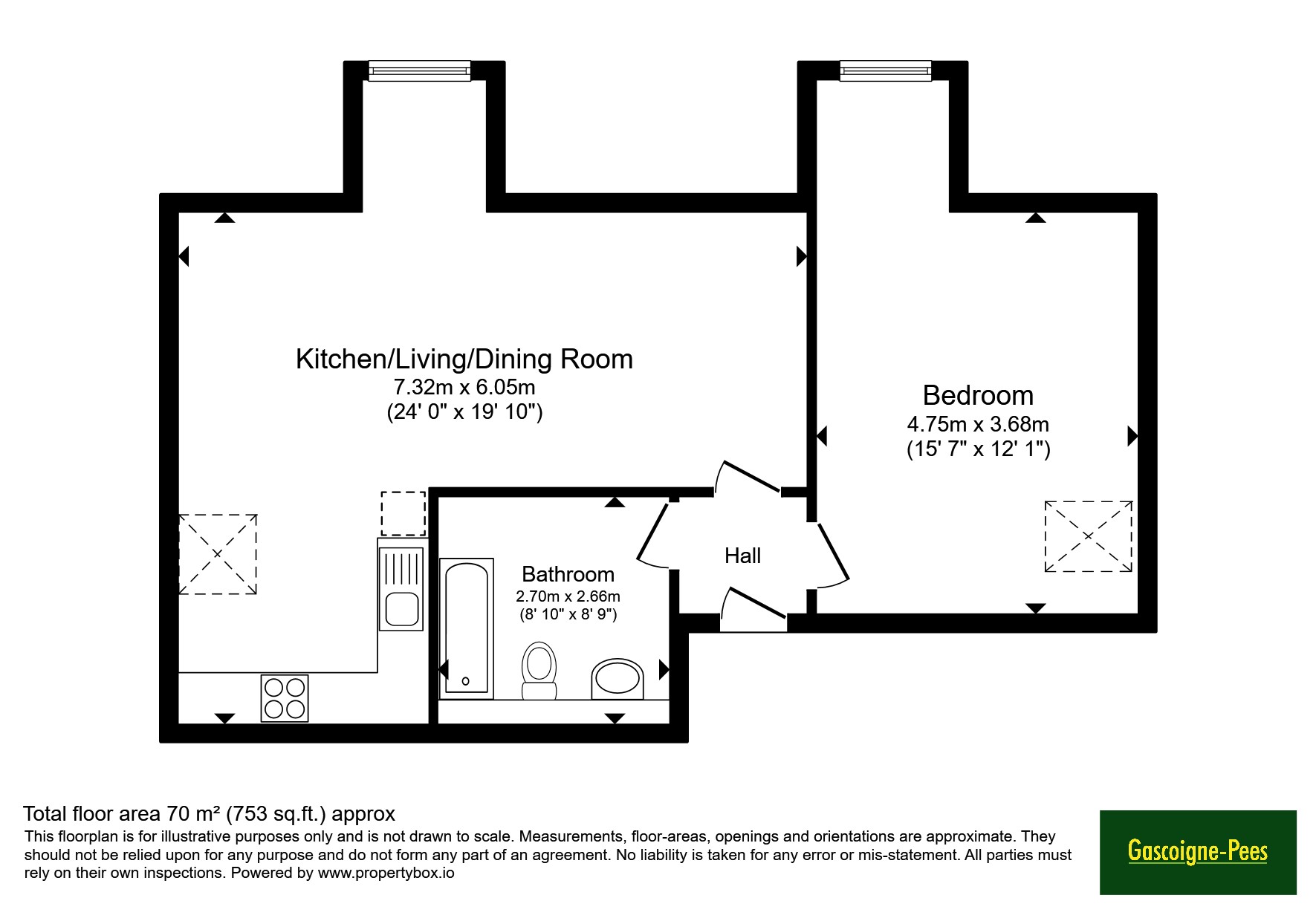 London Road, Surrey floorplan