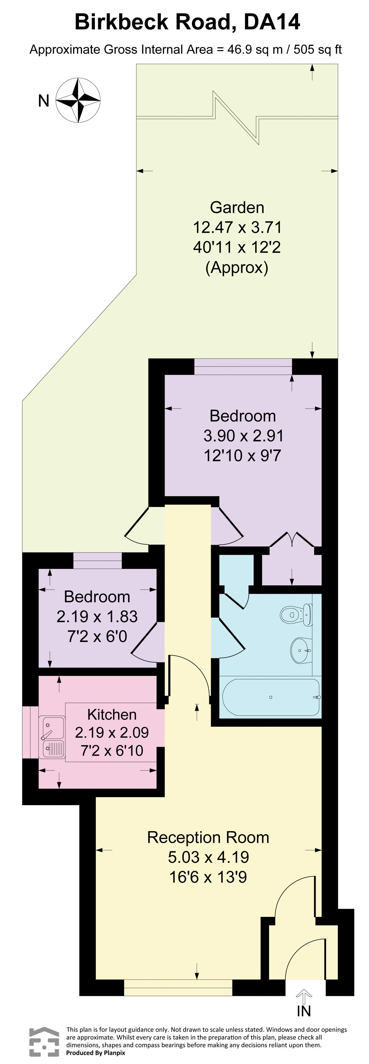 88, Birkbeck Road, Sidcup floorplan