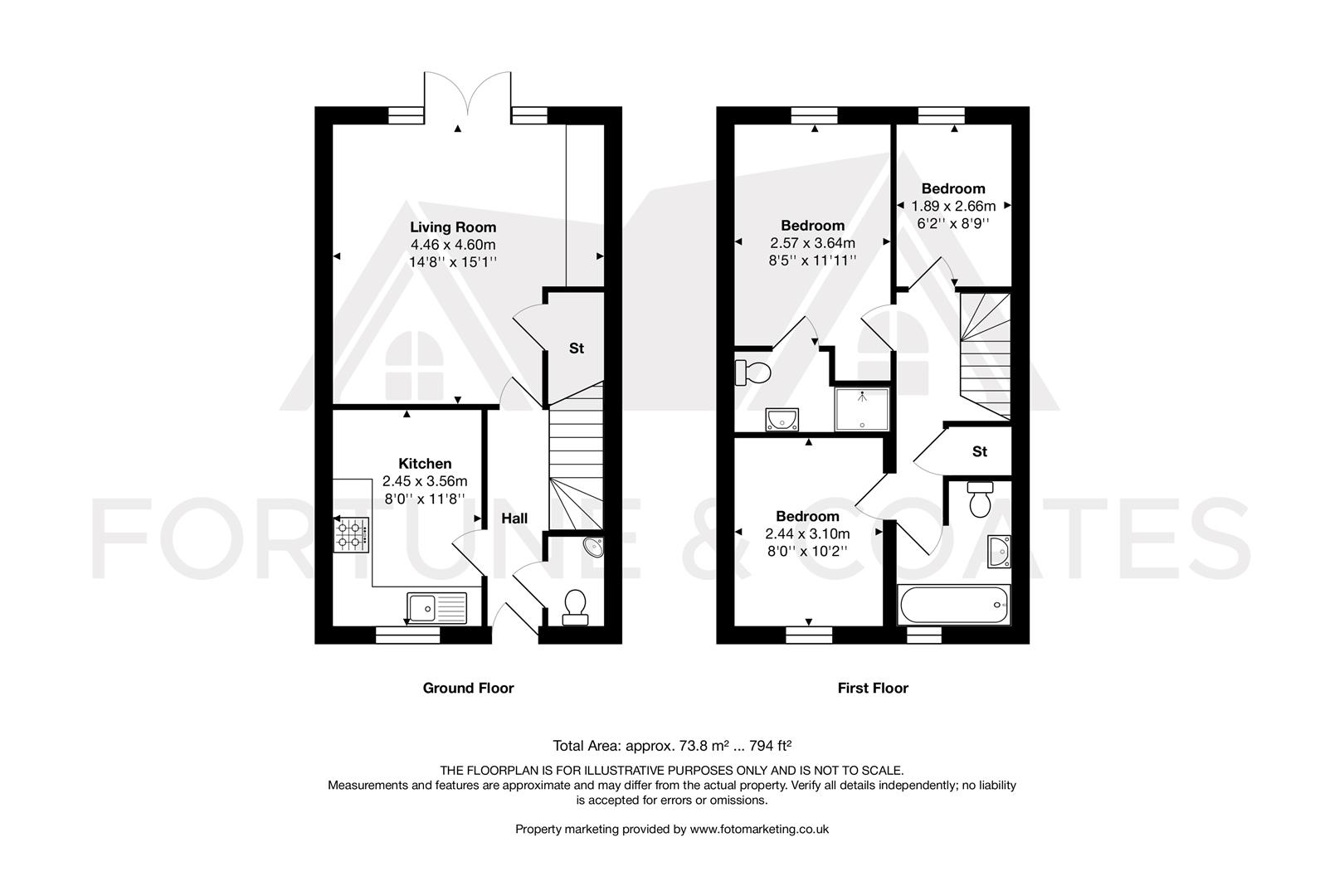 8, Blackthorn Drive, Harlow floorplan