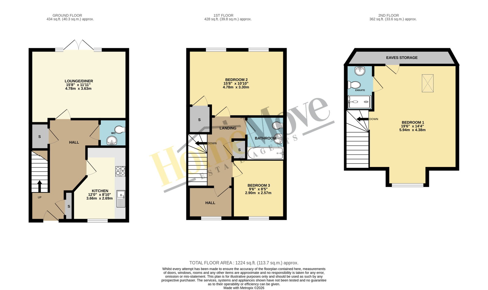 19 Owen Way, Market Harborough floorplan