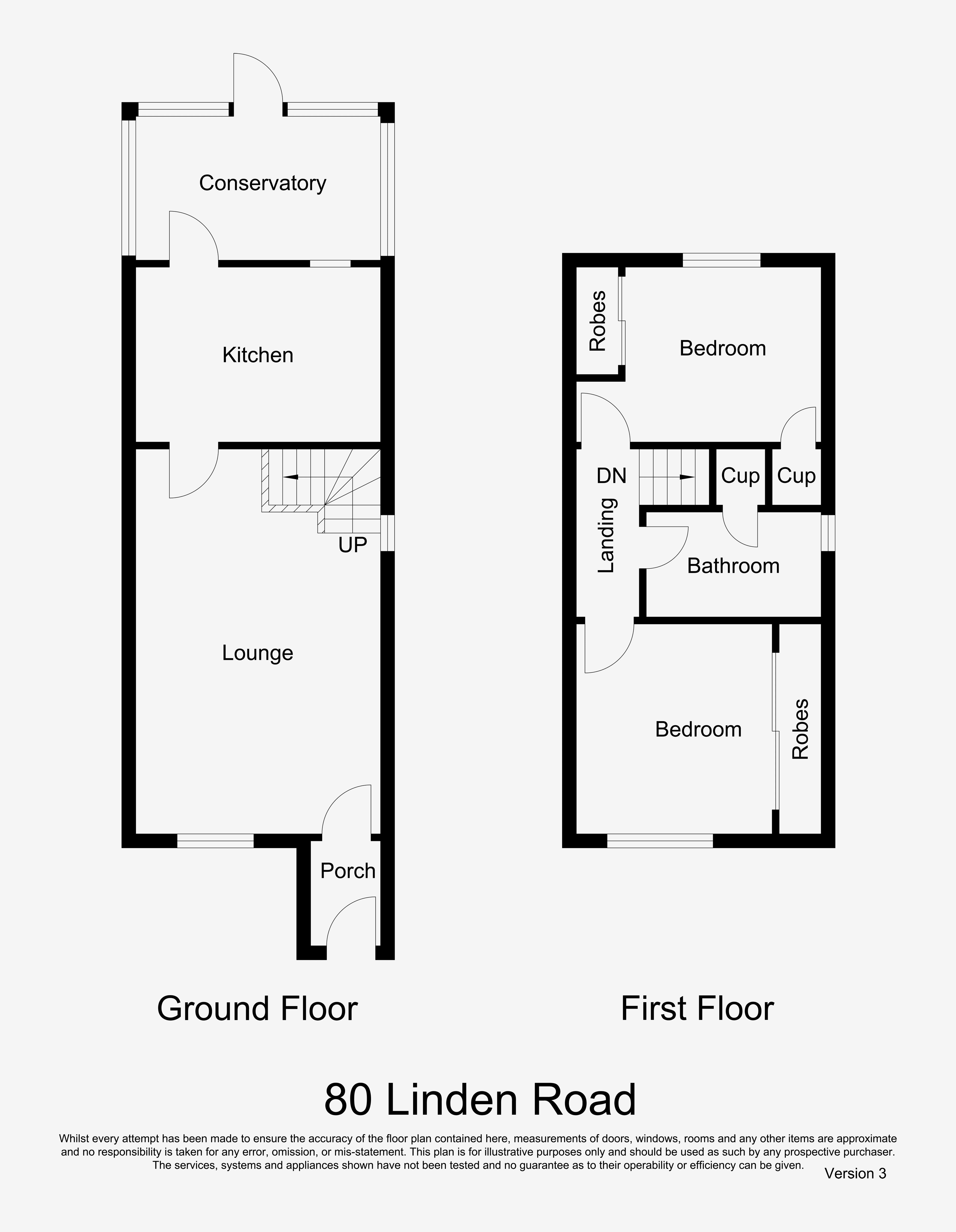Linden Road, Whitley Bay floorplan