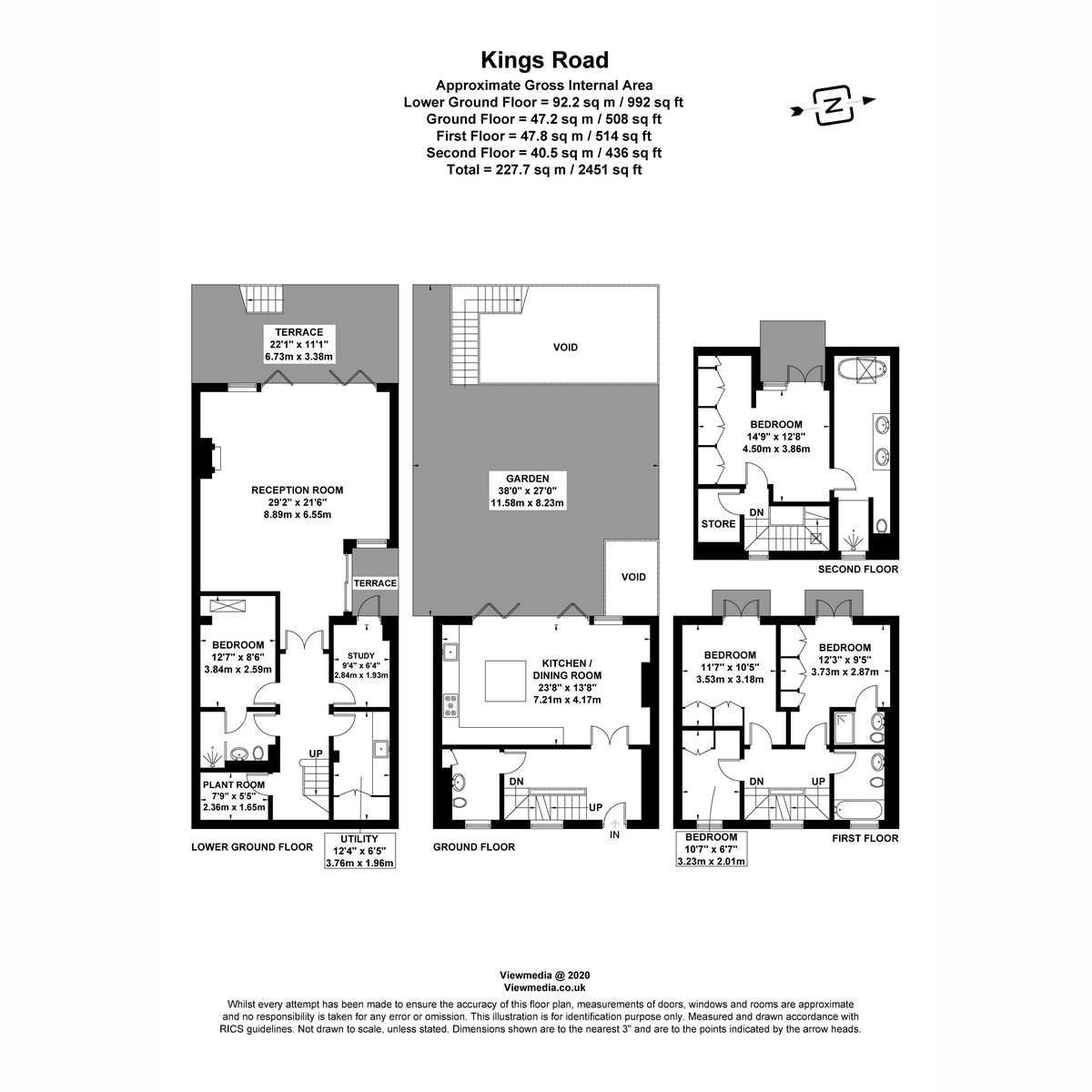 75, Kings Road, Richmond floorplan