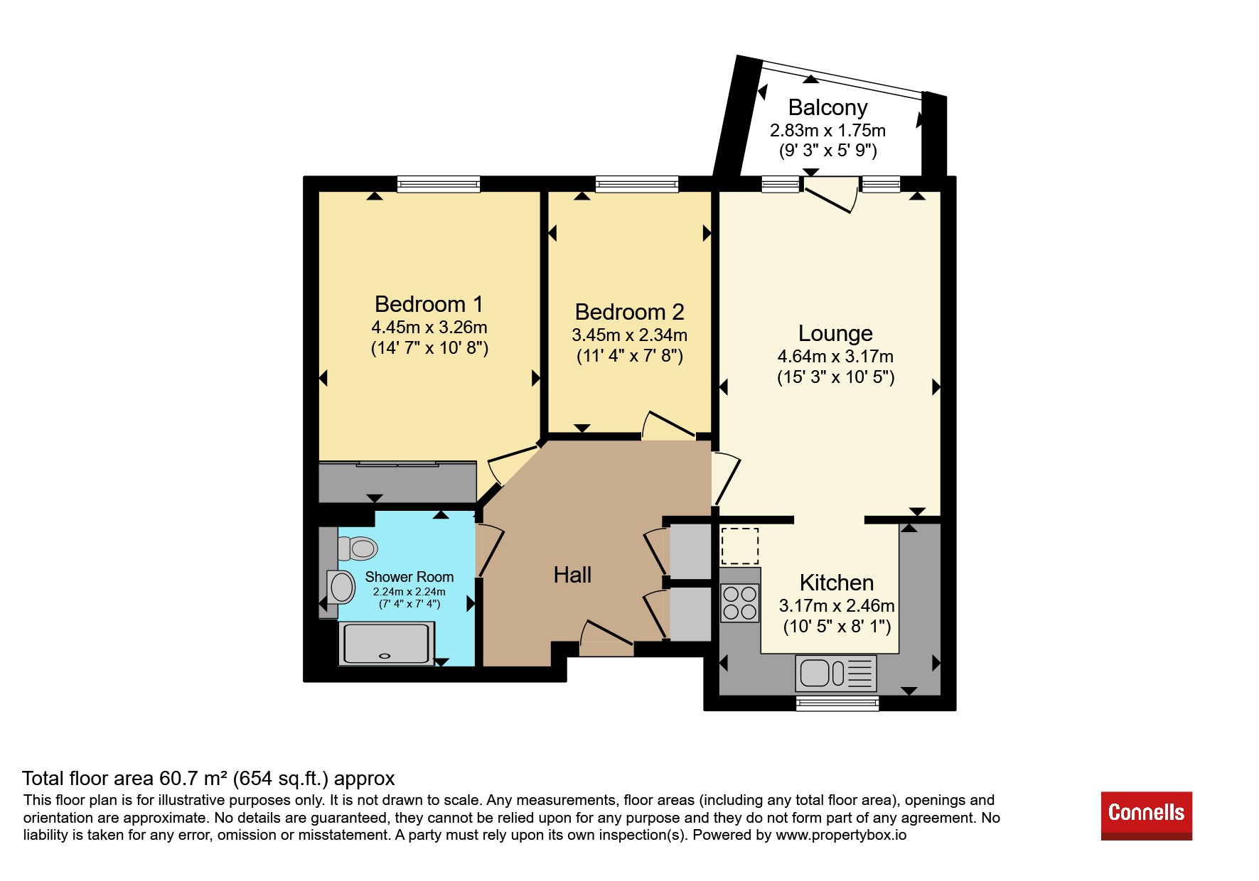 64, Tithe Lodge, Little Park, Southam floorplan