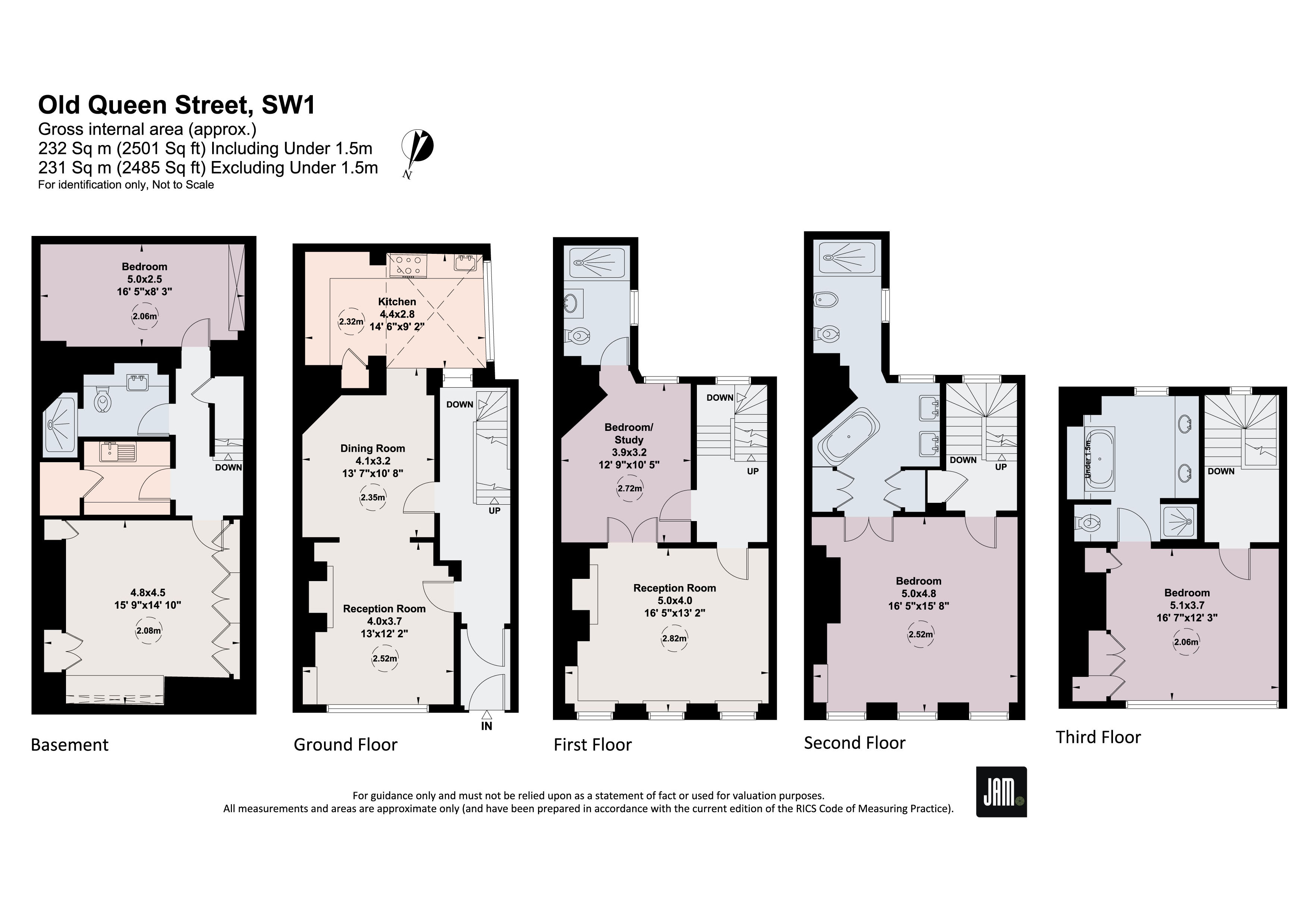 9, Old Queen Street, London floorplan