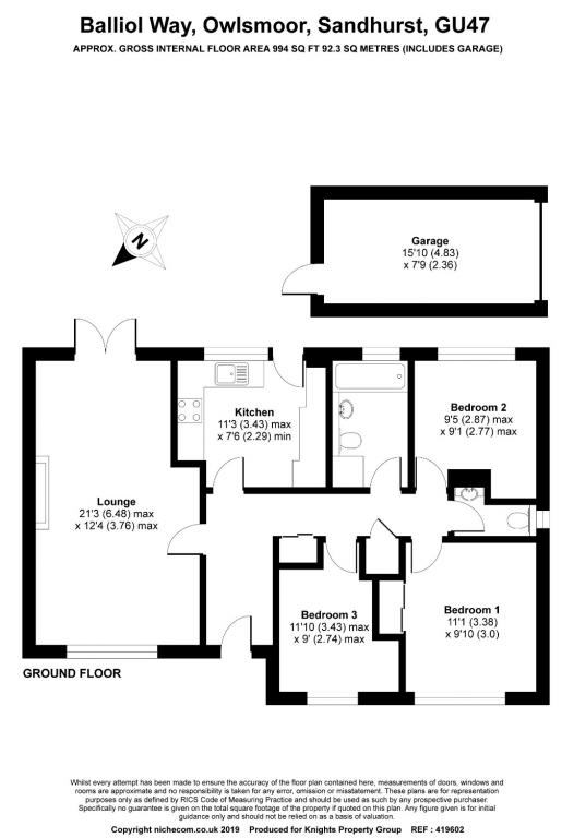 3 Bedrooms Bungalow for sale in Owlsmoor, Sandhurst GU47