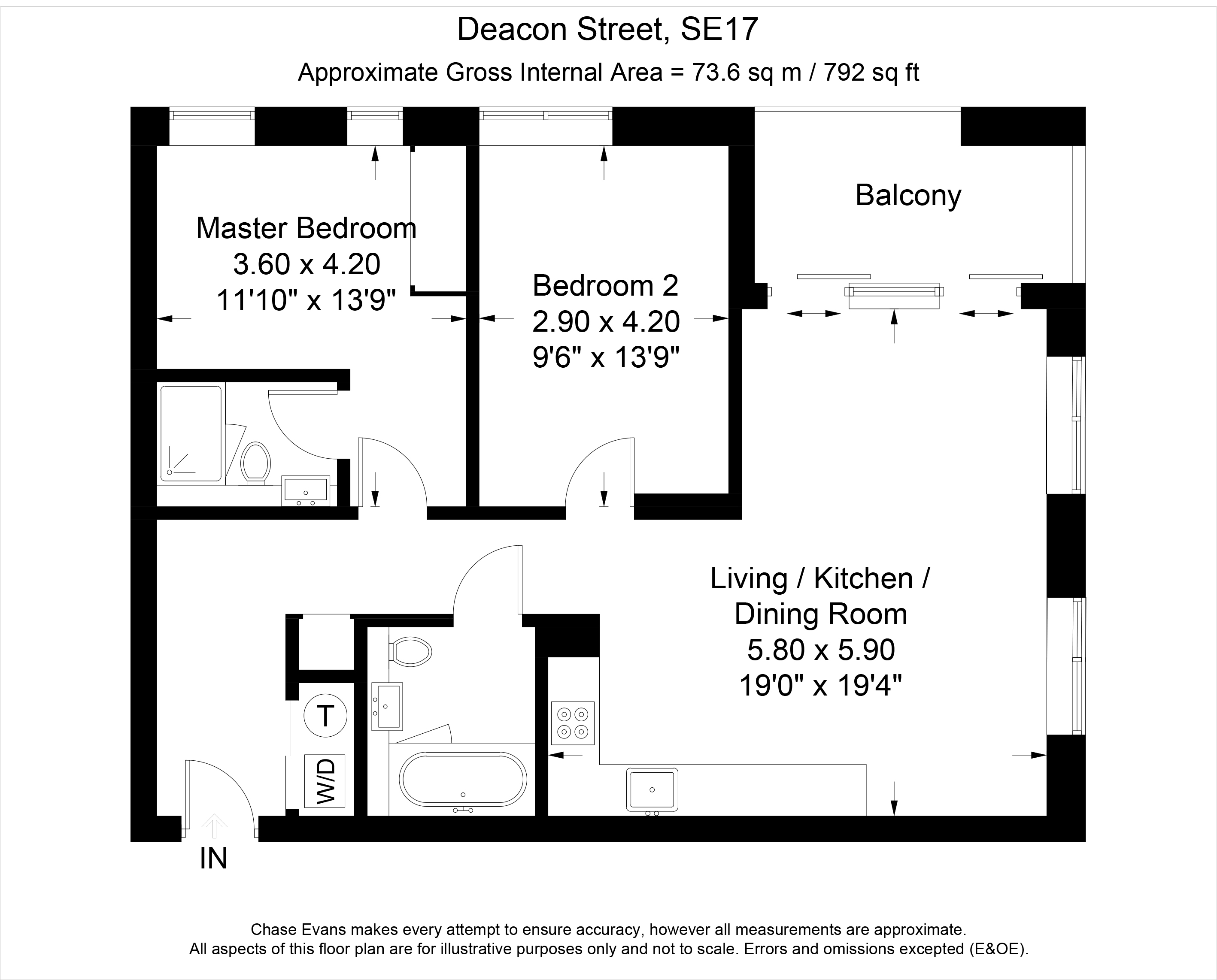 2 Bedrooms Flat to rent in Weymouth Building, Elephant Park, Elephant & Castle SE17
