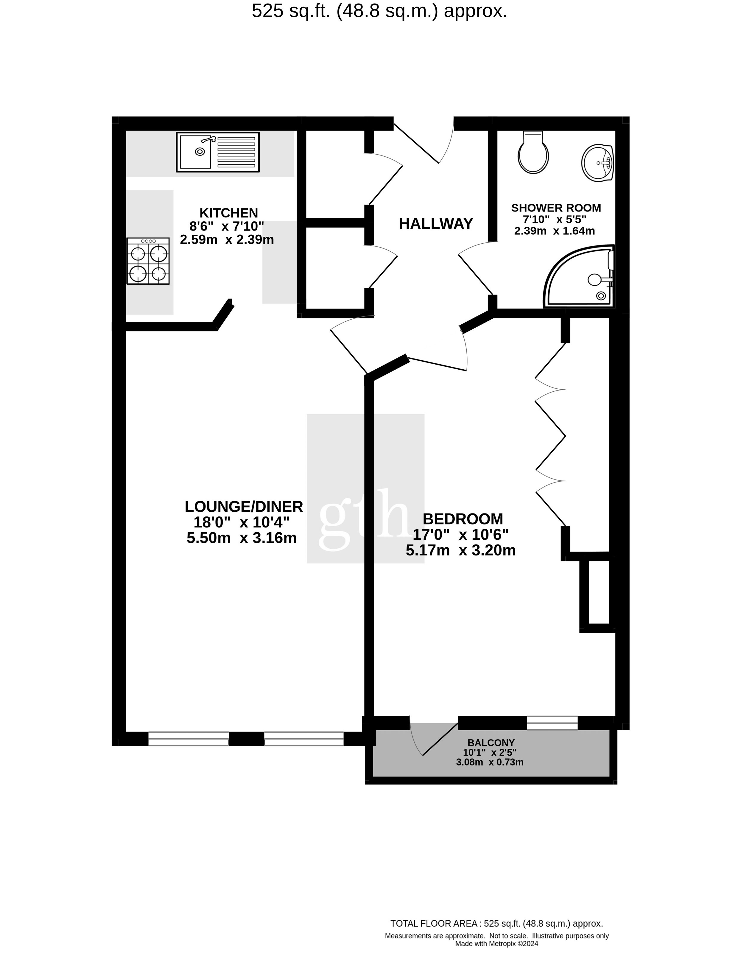 Maumbury Gardens, Dorchester, DT1 floorplan