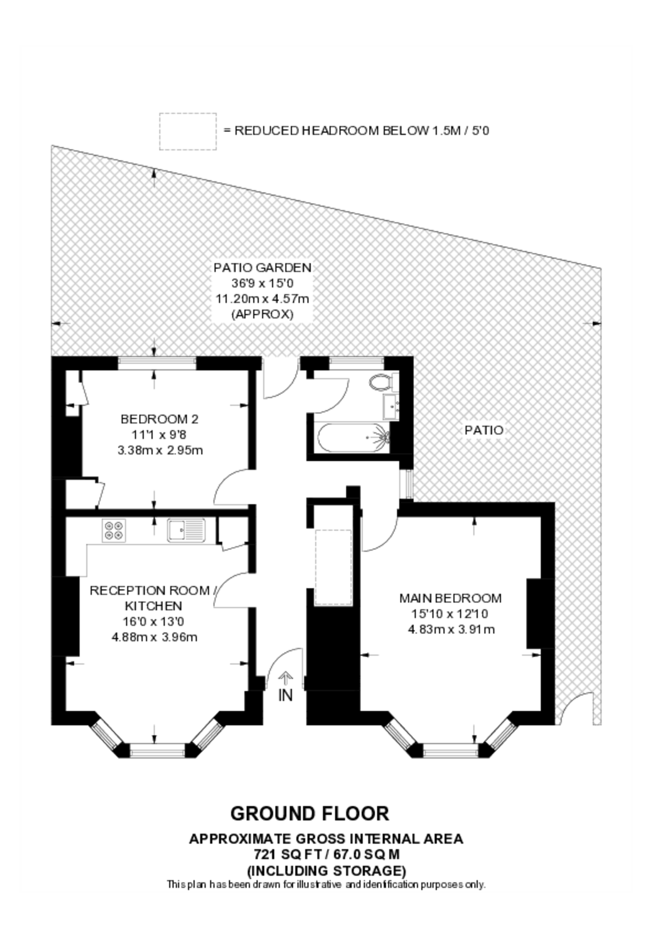 Fernhead Road, Maida Hill floorplan