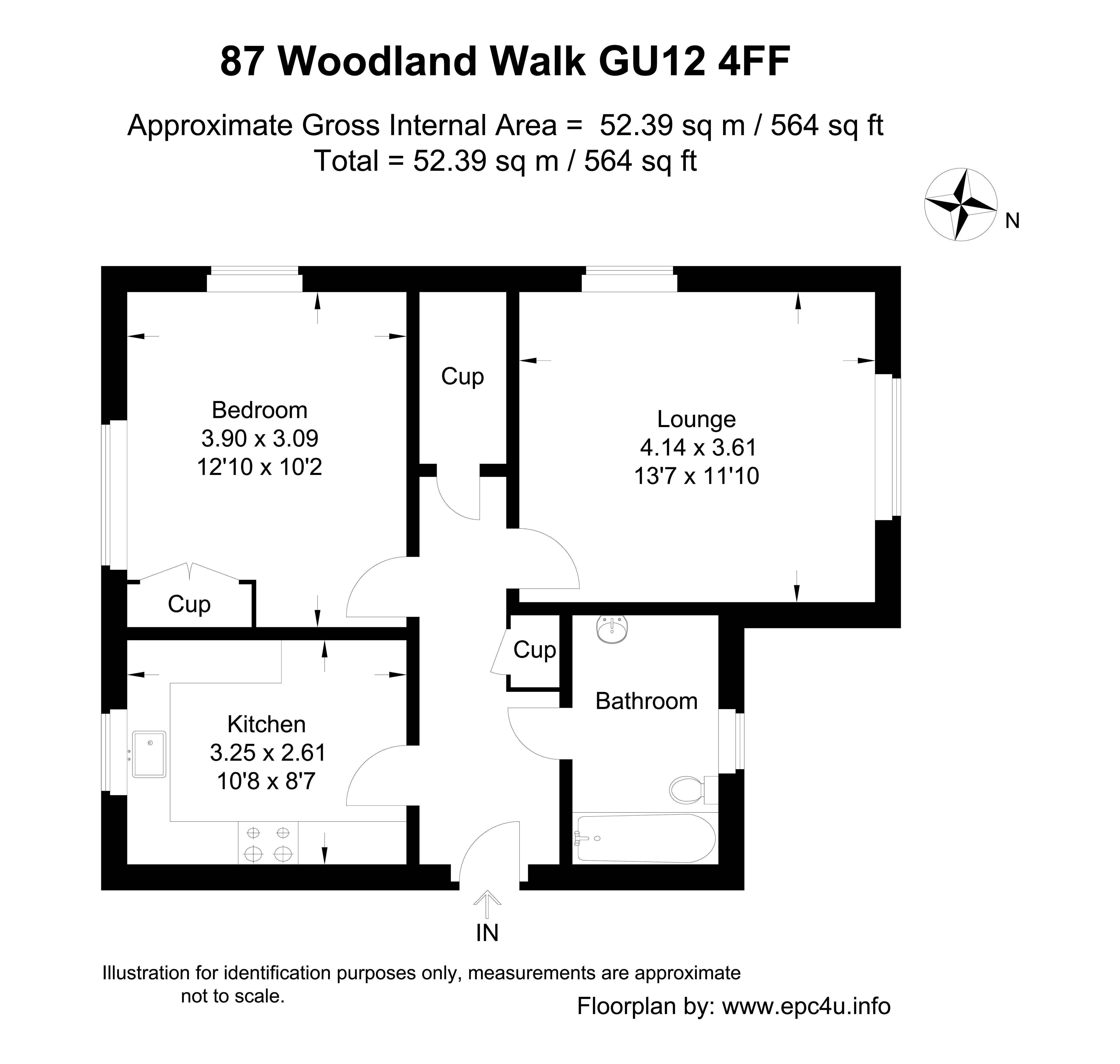 87, Woodland Walk, Hampshire floorplan