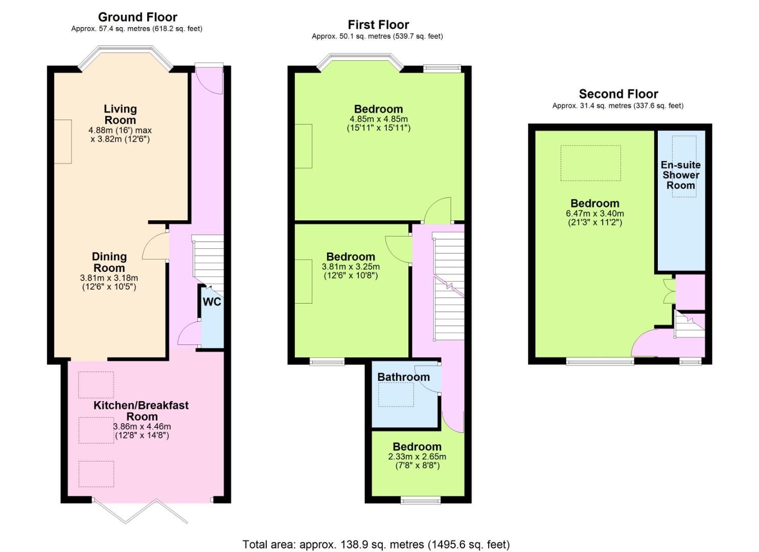 6, Connaught Terrace, Hove floorplan