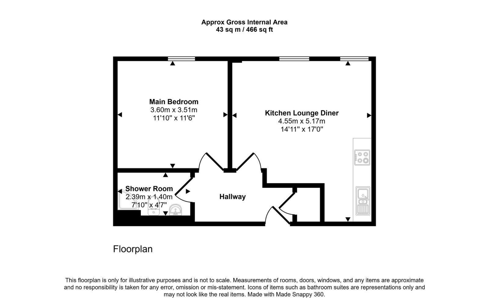 Golden Smithies Lane,, Rotherham floorplan
