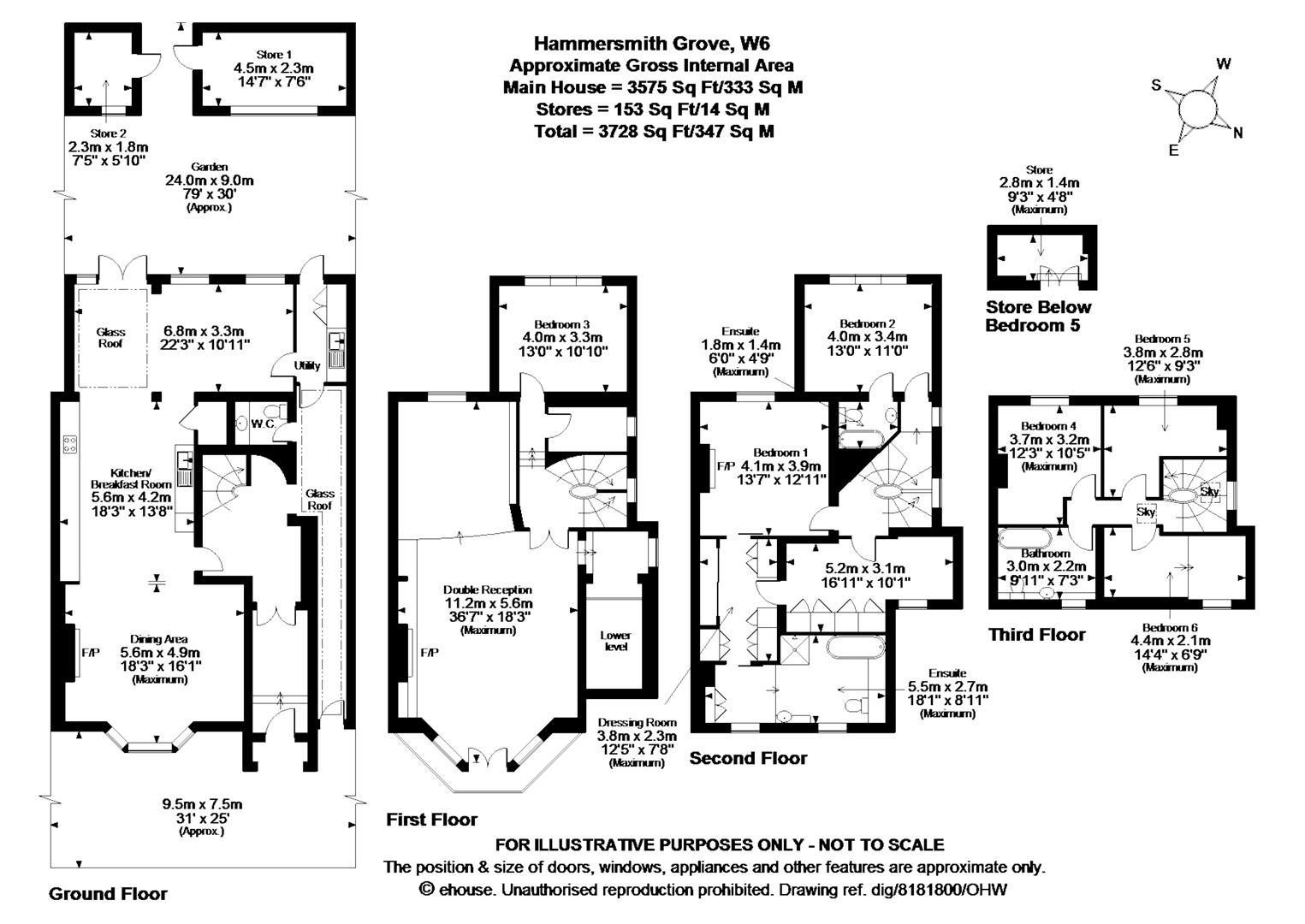 49, Hammersmith Grove, London floorplan