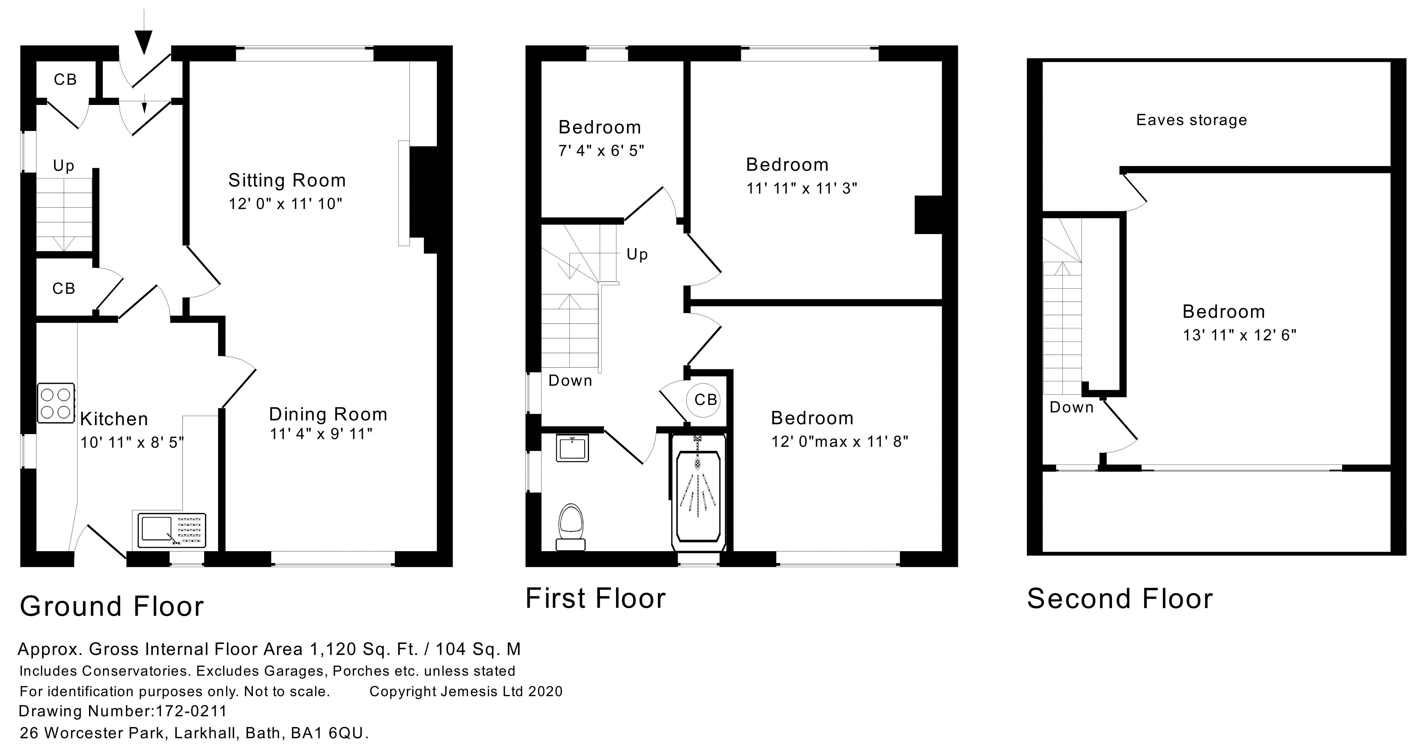4 bed semidetached house for sale in Worcester Park, Larkhall, Bath