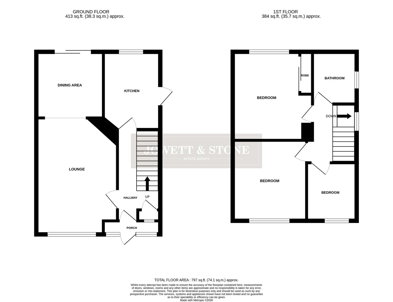 3, Hawthorn Drive, Leicester floorplan