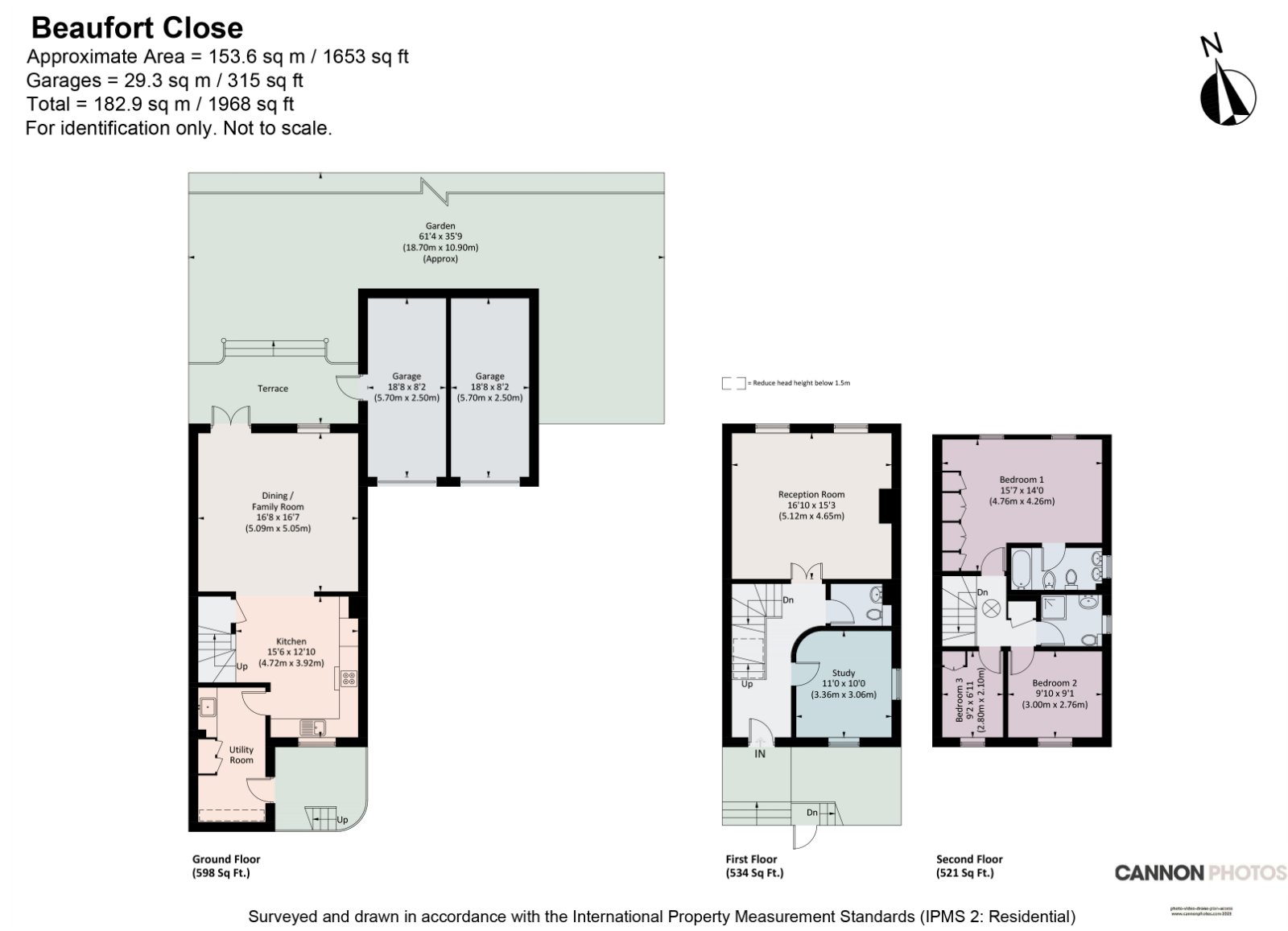 20, Beaufort Close, London floorplan