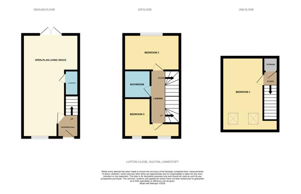 5, Lupton Close, Lowestoft floorplan