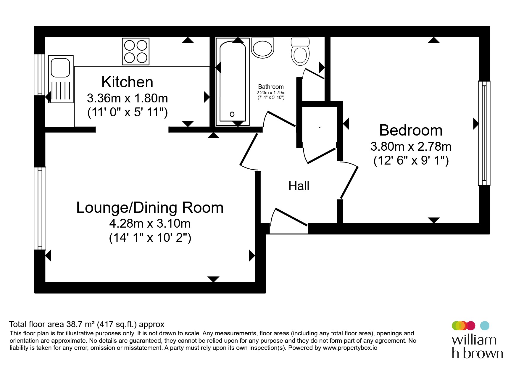 168, Prestatyn Close, Stevenage floorplan