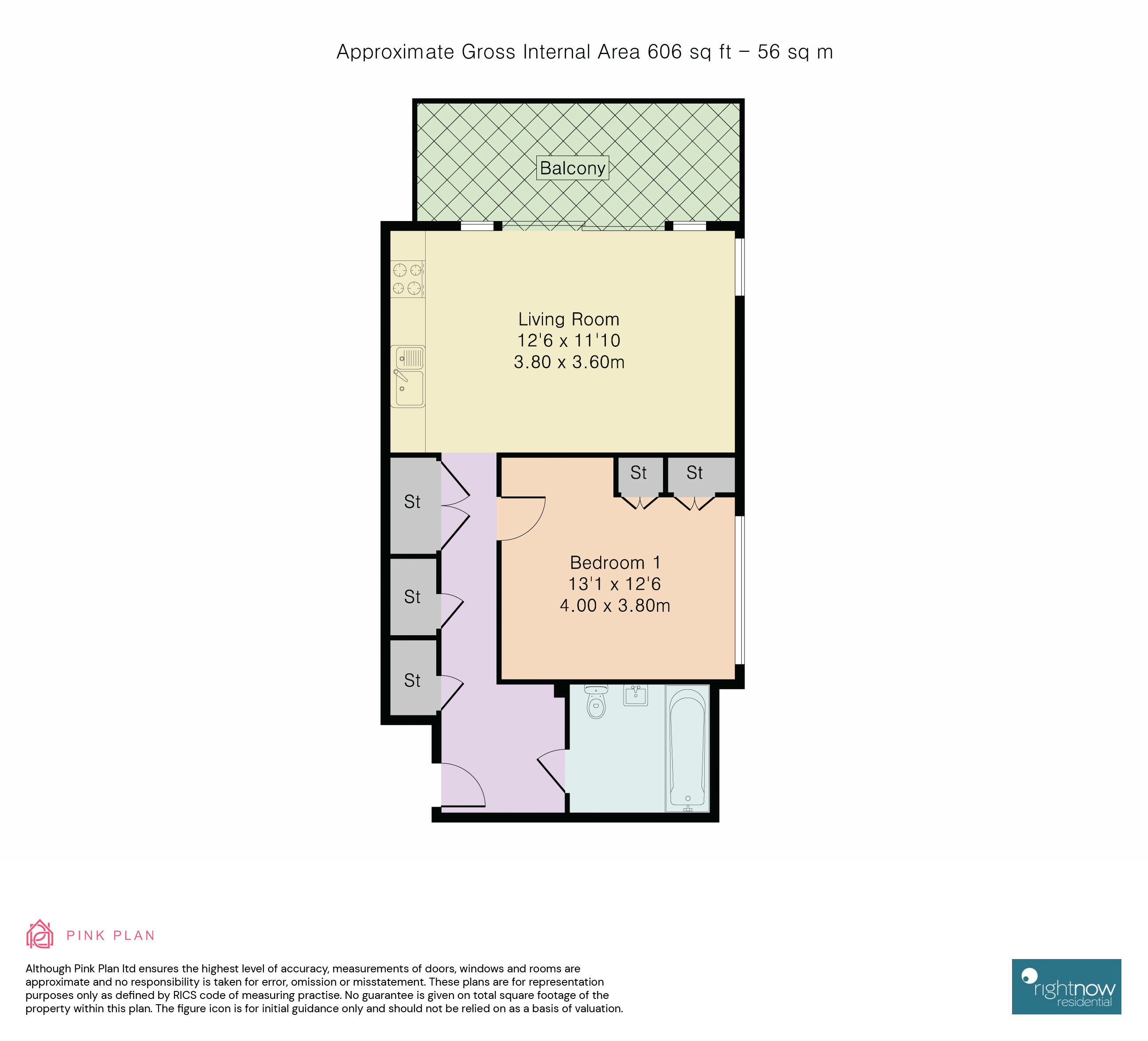 2101 Kingswood, Chaucer Gardens, London floorplan