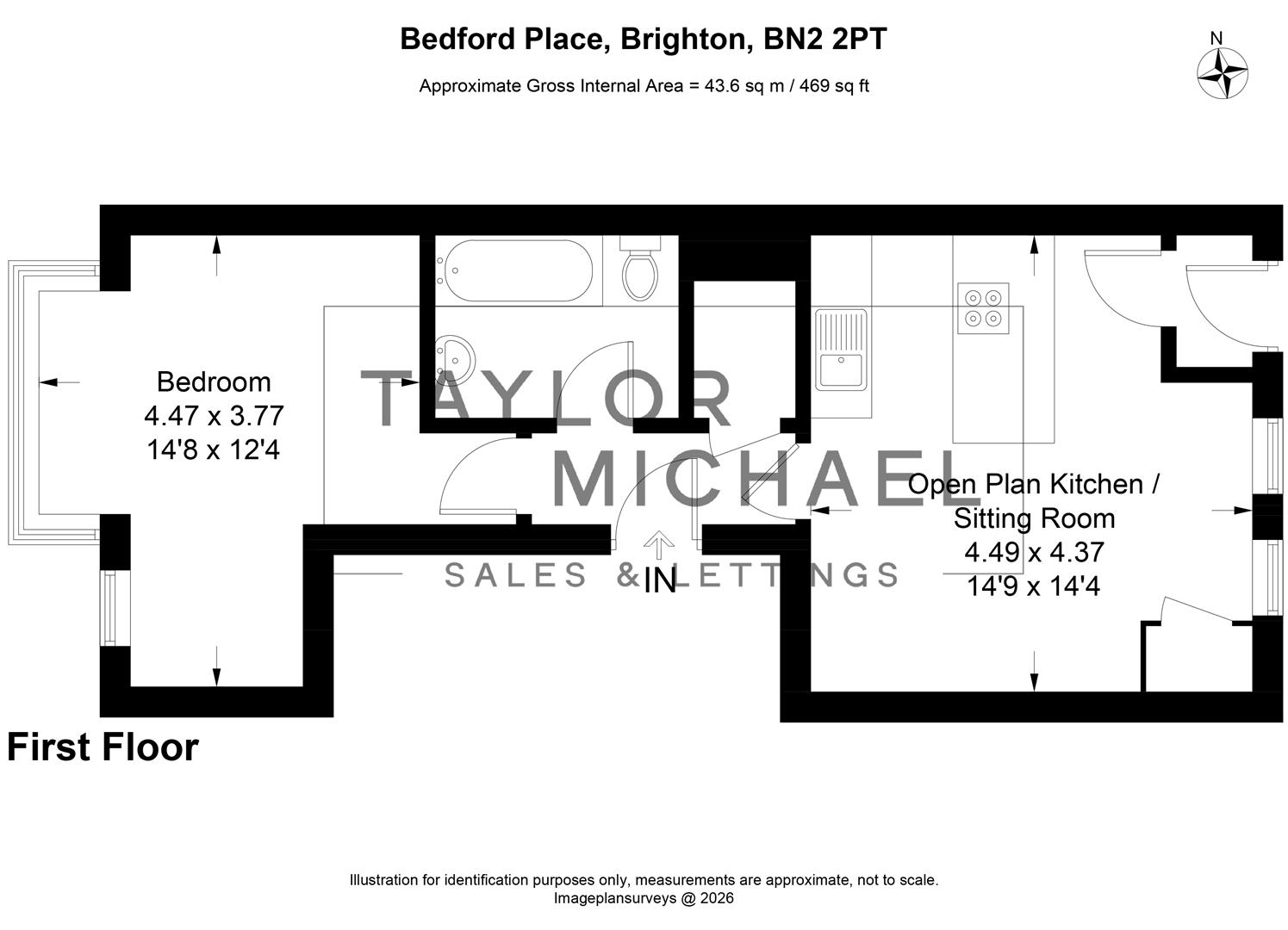 Evelyn Court, Brighton floorplan