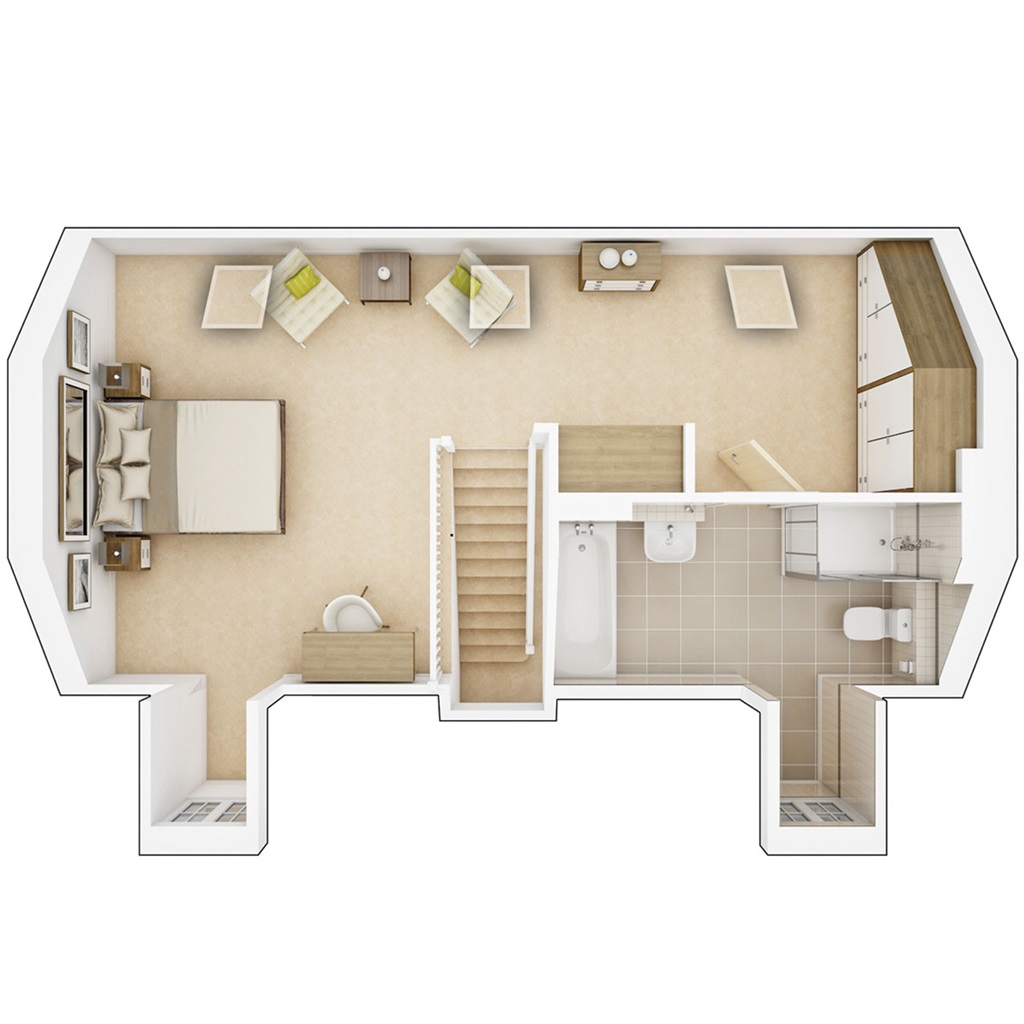 The Sawston - Plot 206, Lark Grange, Mount Road, Bury St. Edmunds floorplan
