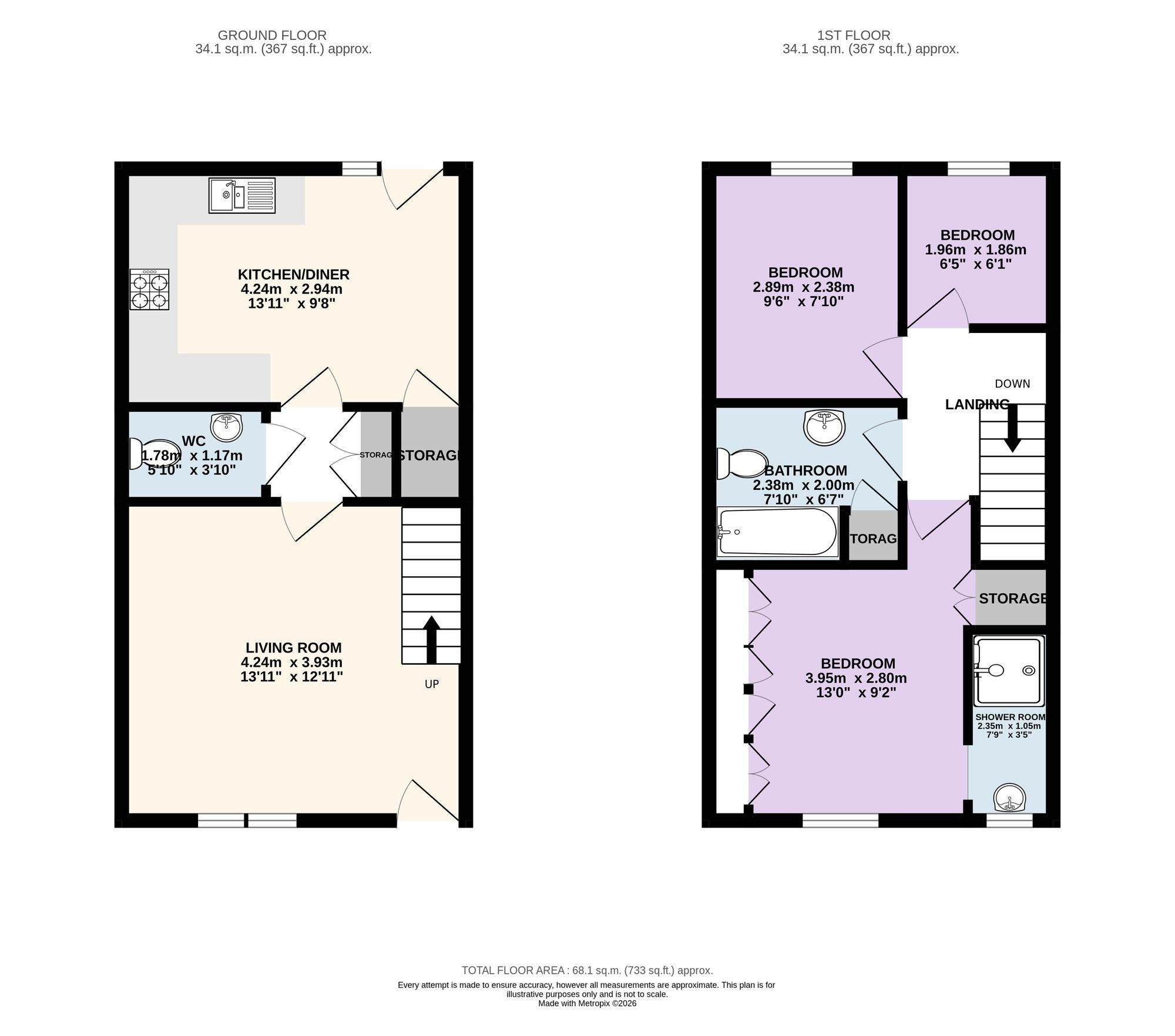17 King Street, Preston floorplan