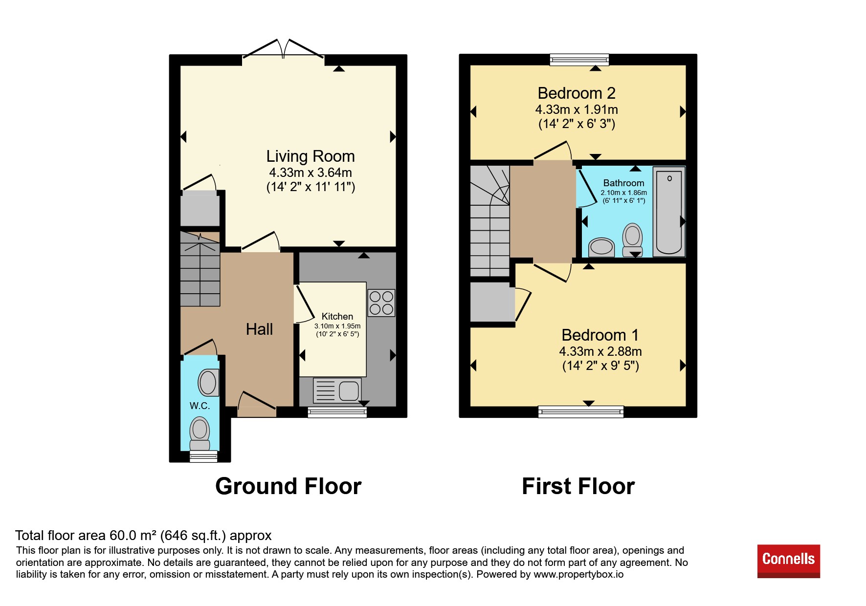 15, Tarry Close, Leicester floorplan