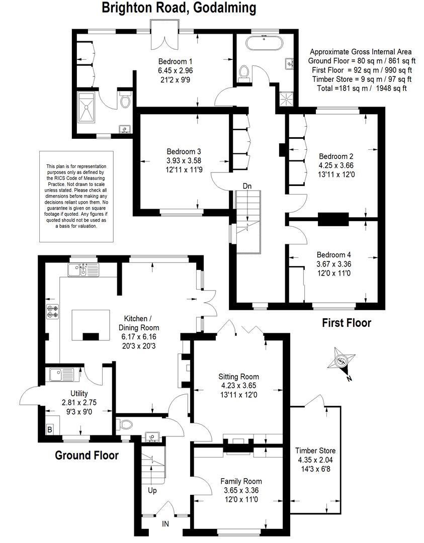 Busbridge - Godalming floorplan