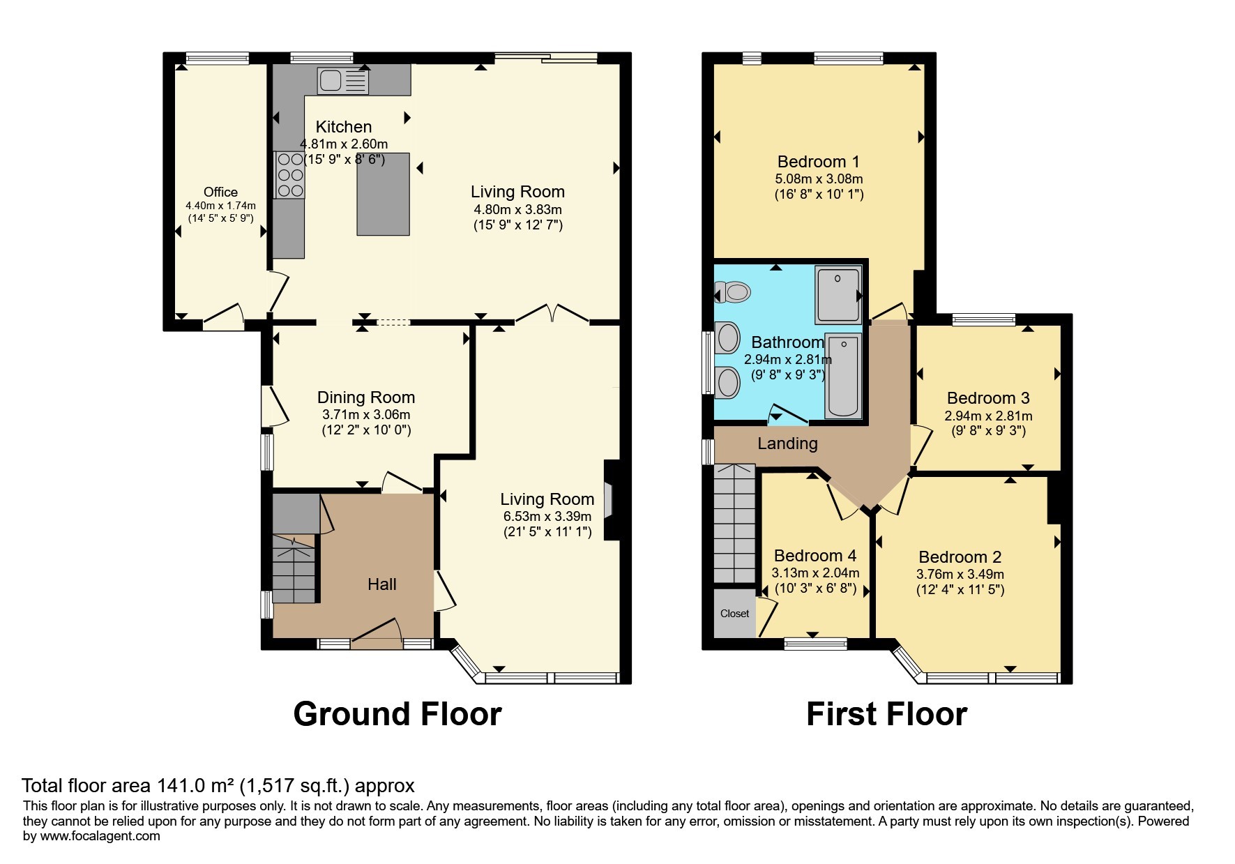 23, Coniston Road, Kettering floorplan
