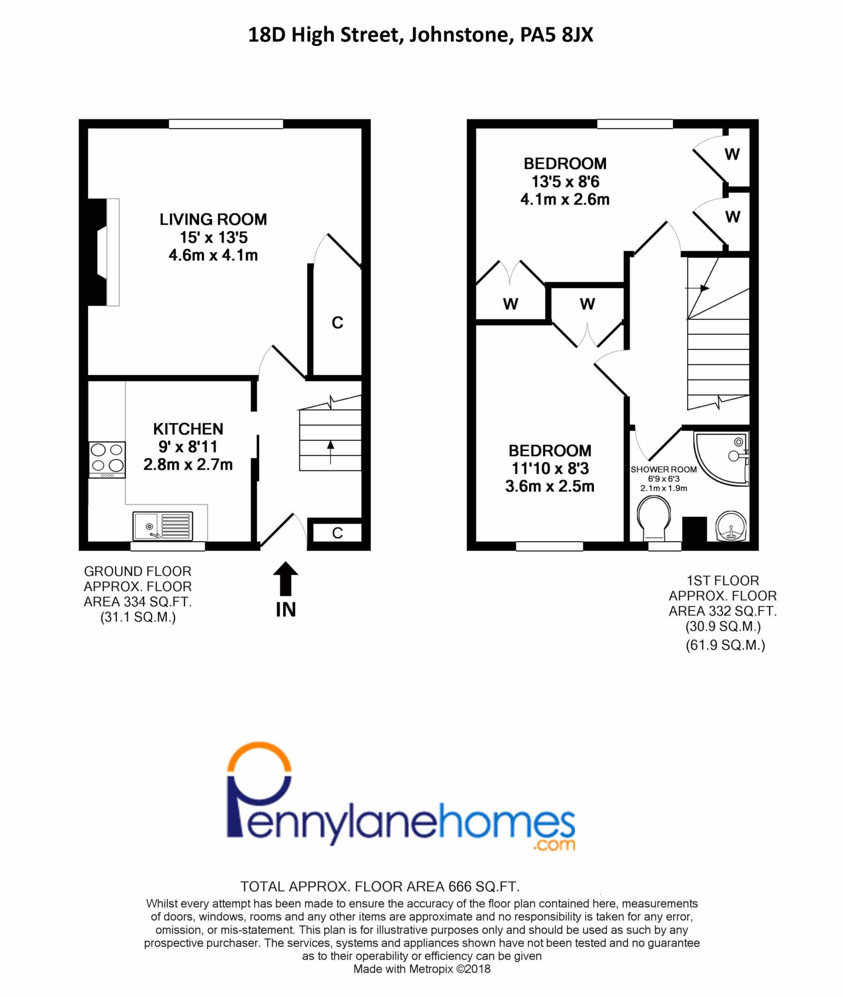 2 Bedrooms Maisonette for sale in High Street, Johnstone PA5