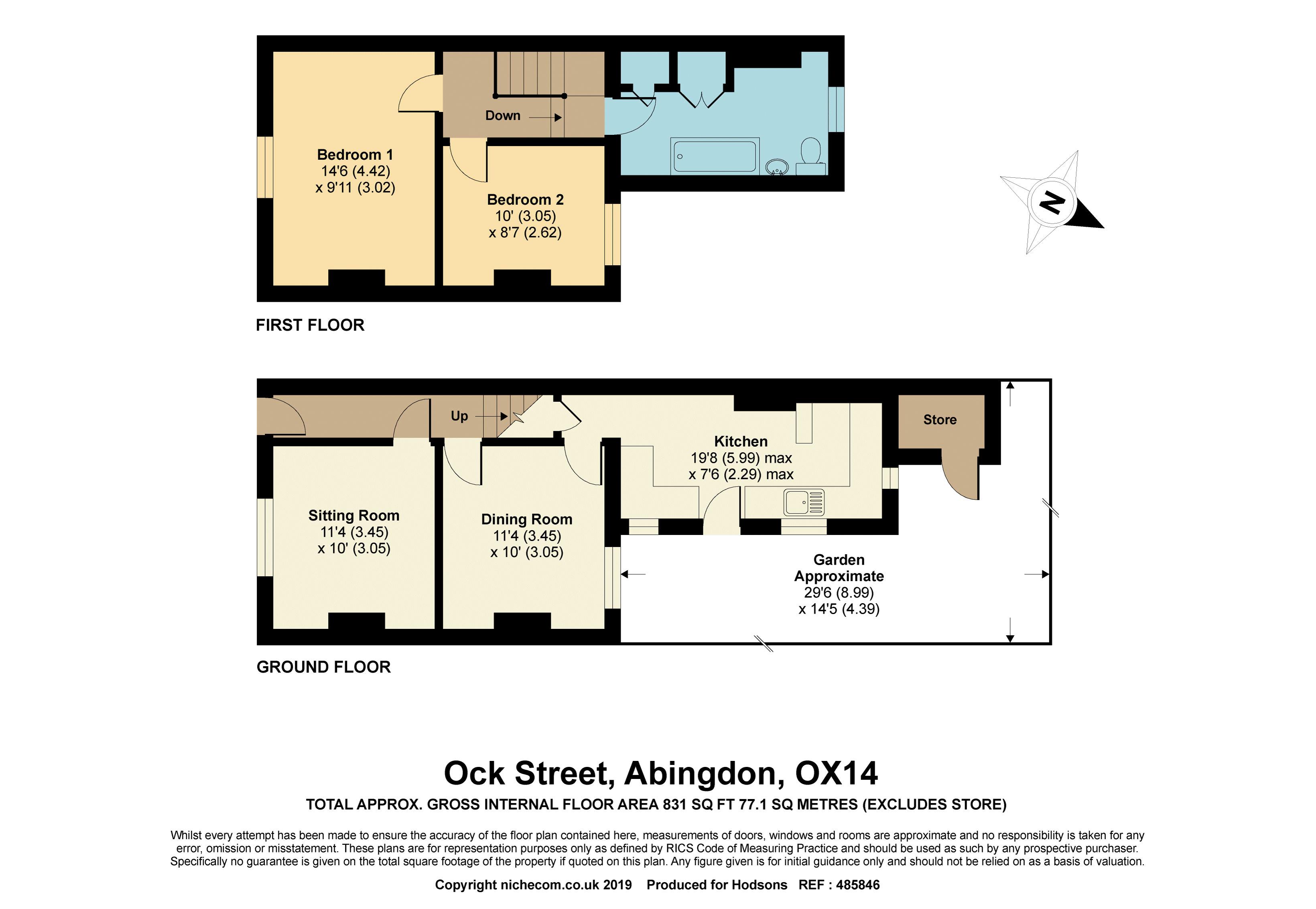 2 Bedrooms Terraced house for sale in Ock Street, Abingdon OX14