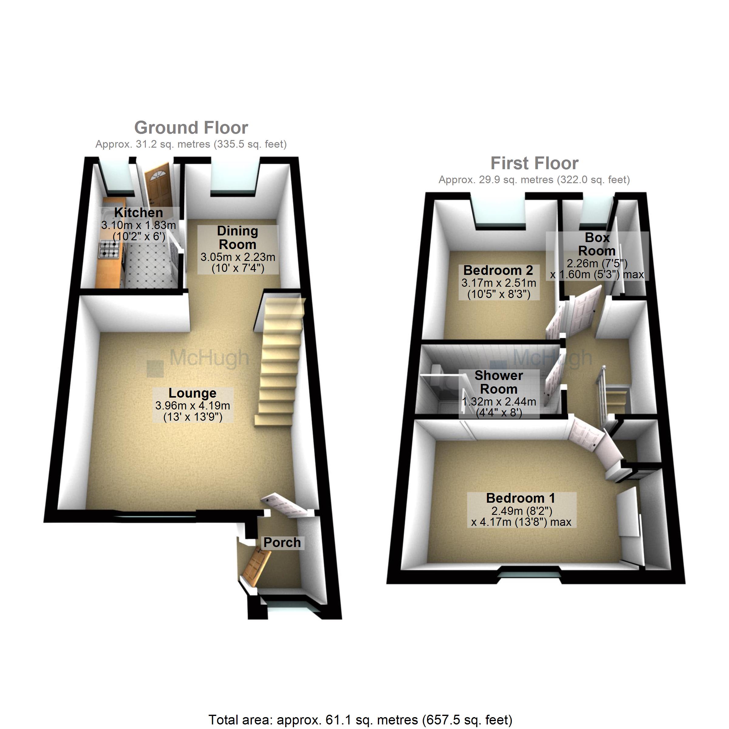 3 Bedrooms Terraced house for sale in 25 Burnside Crescent, Hardgate G81