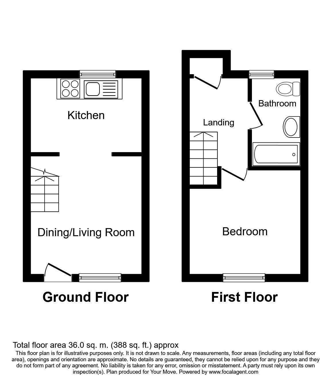 1 Bedrooms Terraced house for sale in North Street, Cross Hills, Keighley BD20