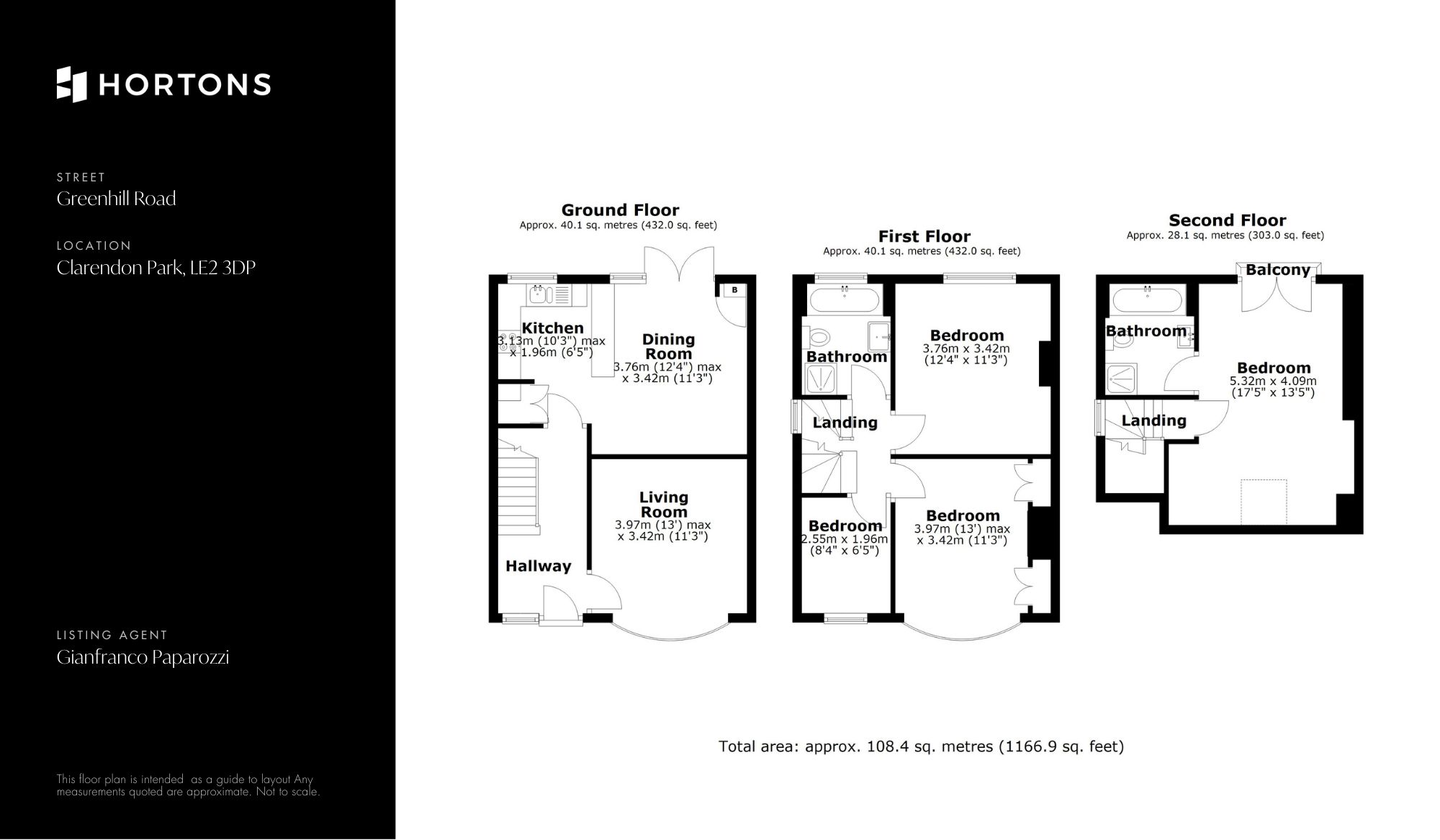 Greenhill Road, Clarendon Park, LE2 floorplan