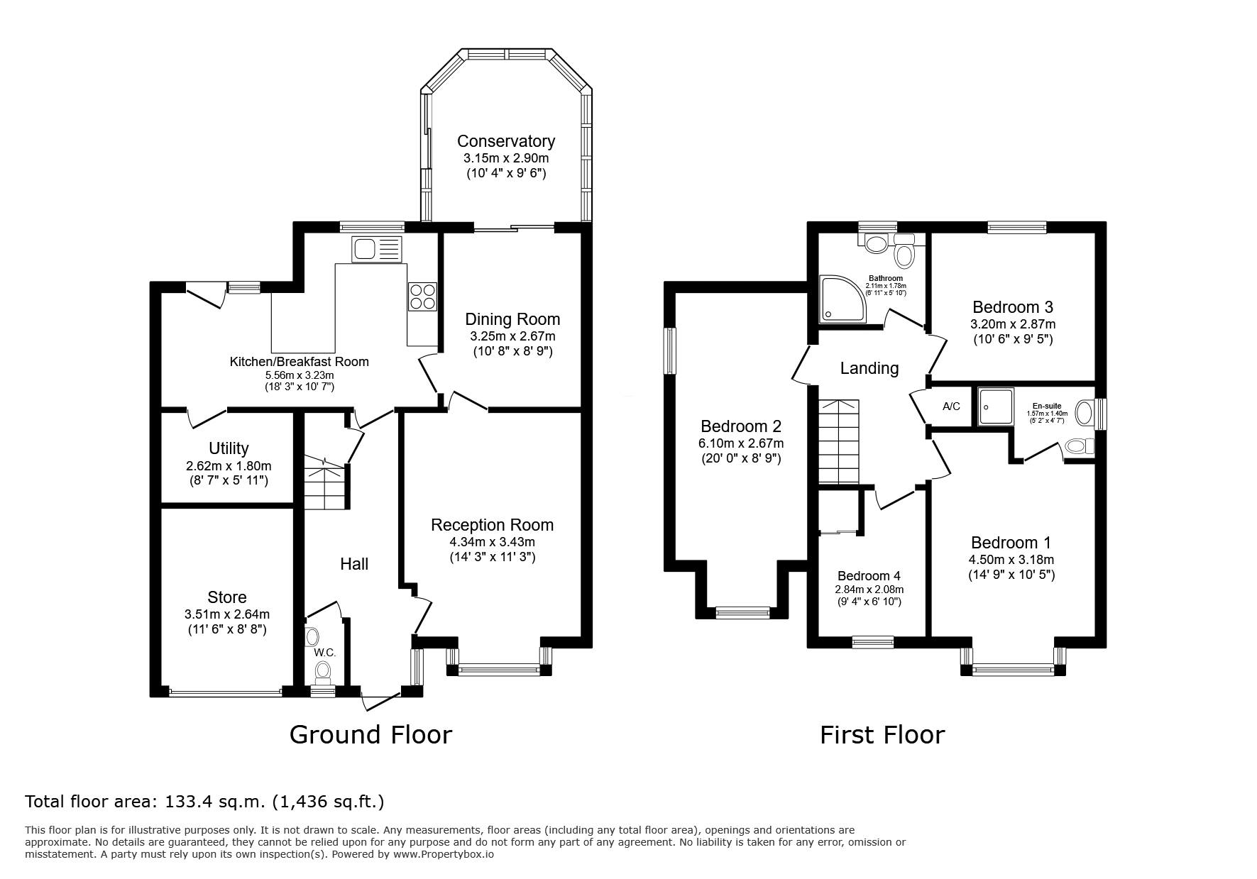 26, Worcester Road, Grantham floorplan