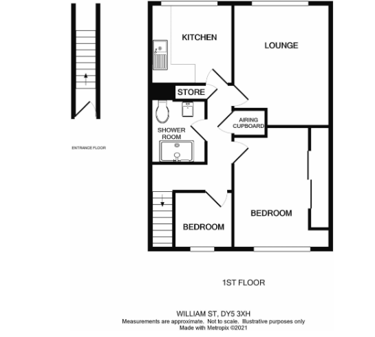 2a, William Street, Brierley Hill floorplan