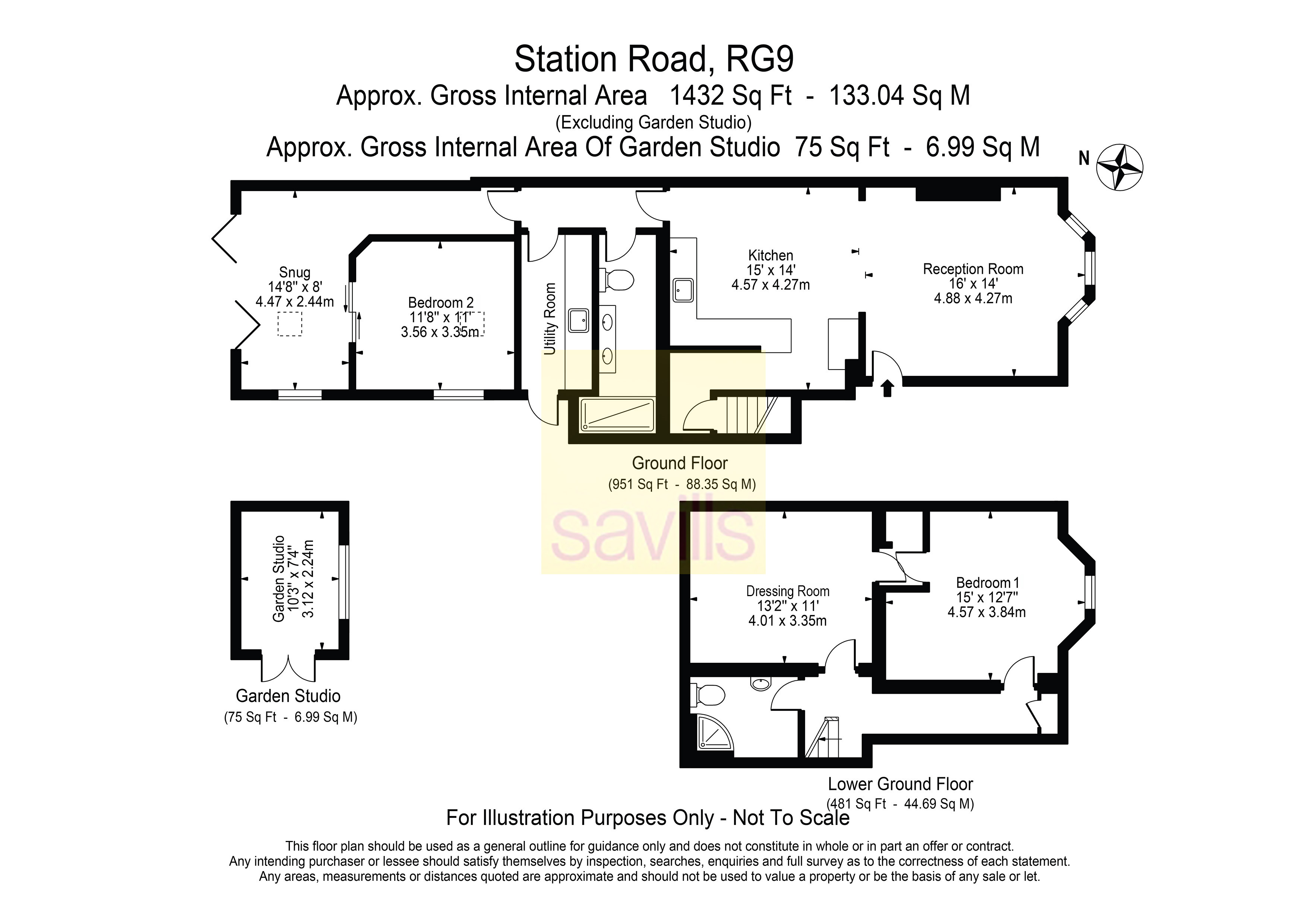 Flat 1, 9, Station Road, Oxfordshire floorplan