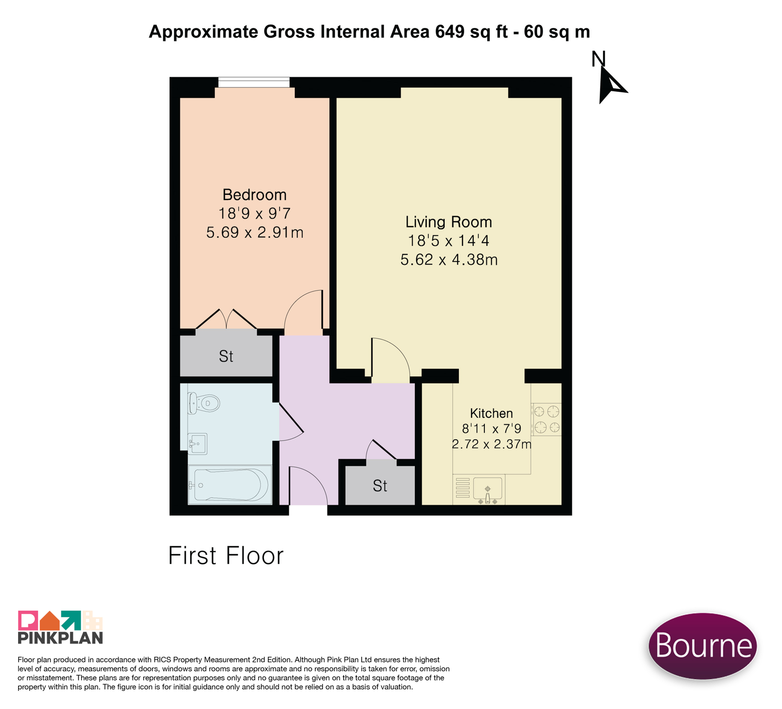 Flat 24, Cobham Gate,, Freelands Road, Cobham floorplan
