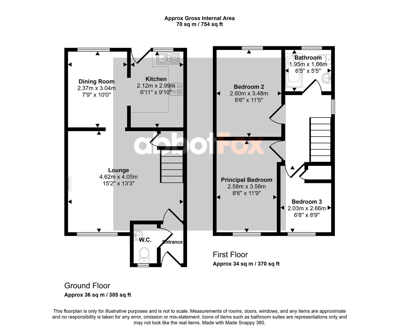 Kiln Road, Norwich floorplan