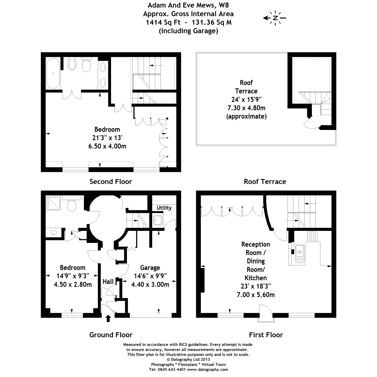 50, Adam & Eve Mews, London floorplan