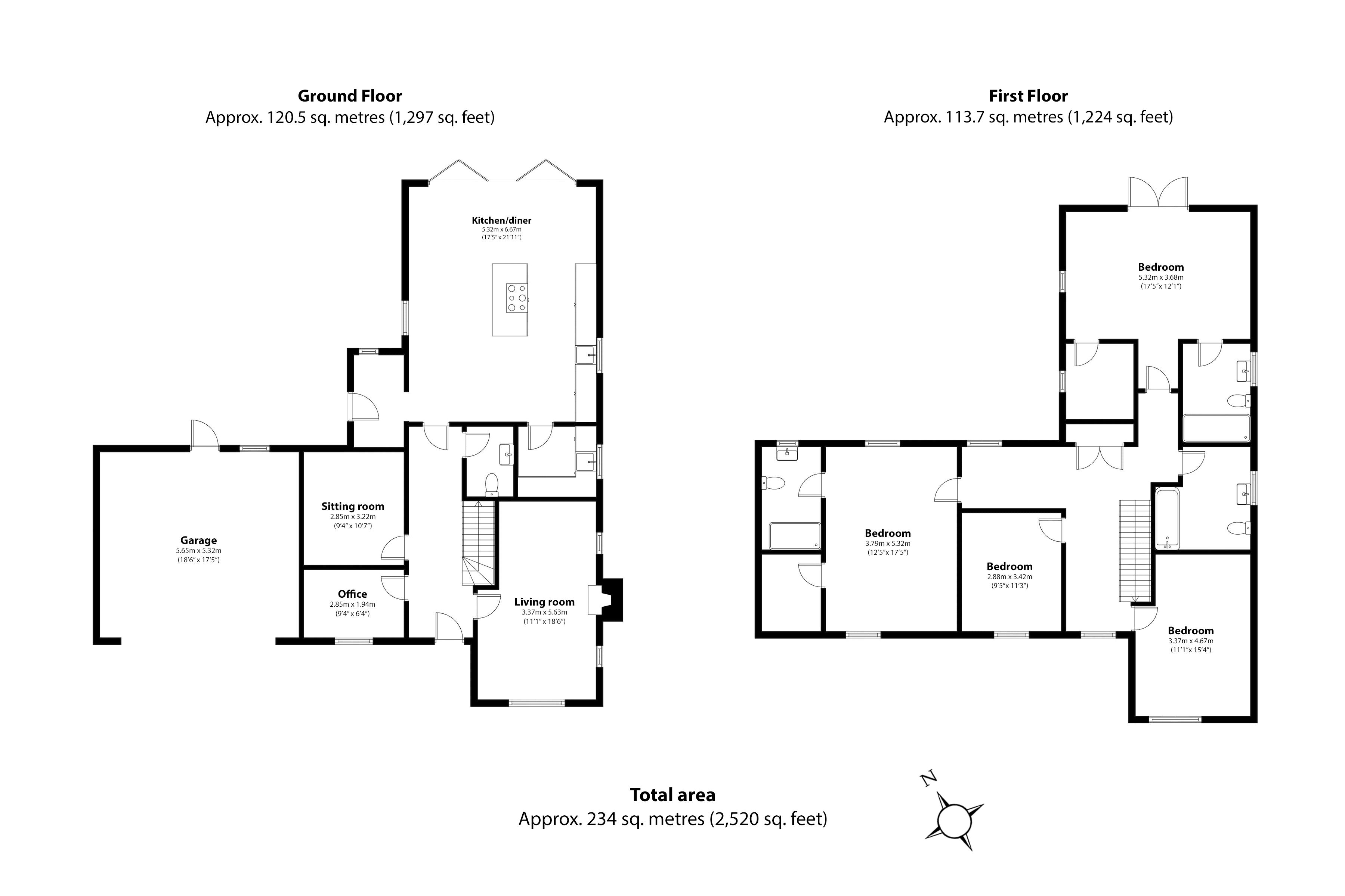 Tree Tops, 34 Horton Lane, Telford floorplan