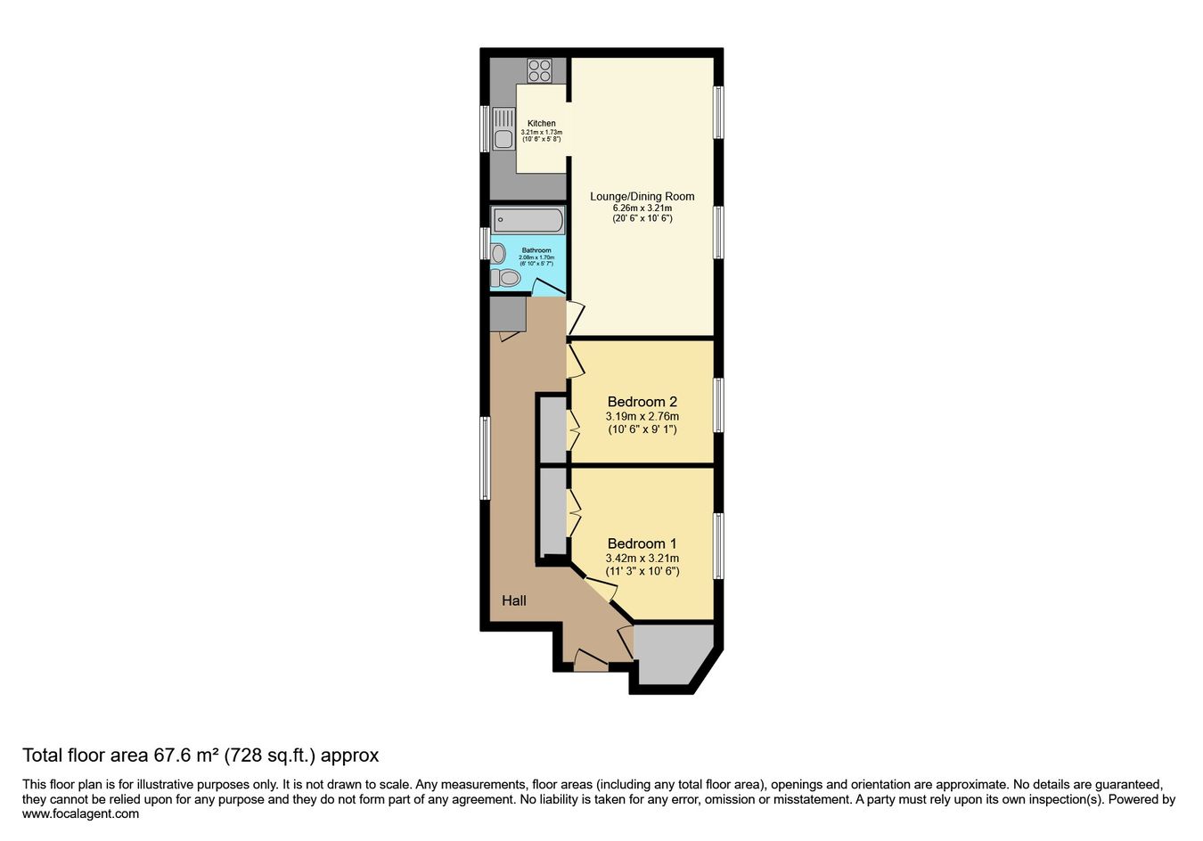 45, Columbus Square, Erith floorplan