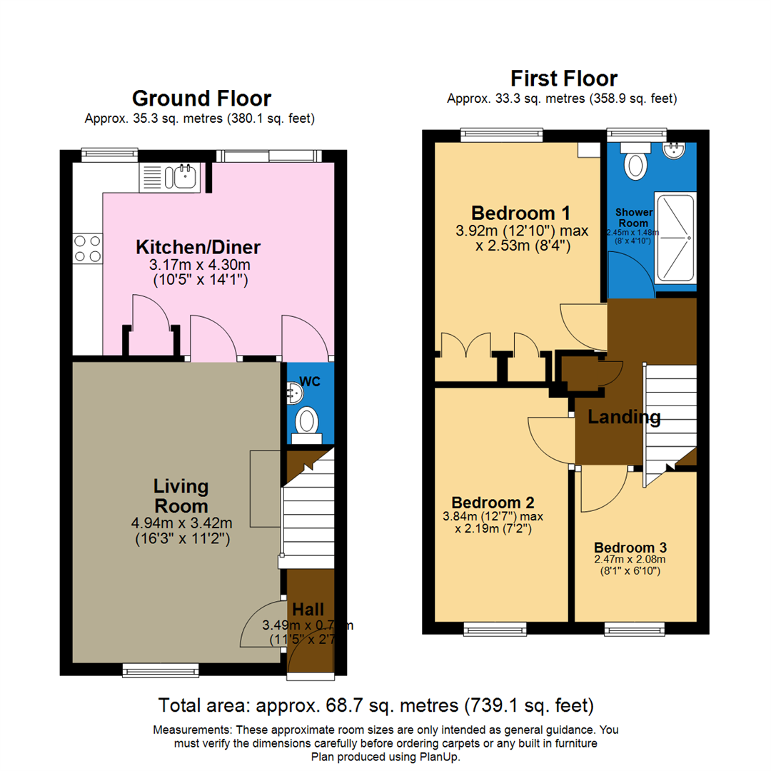 4, Clare Close, Lincoln floorplan